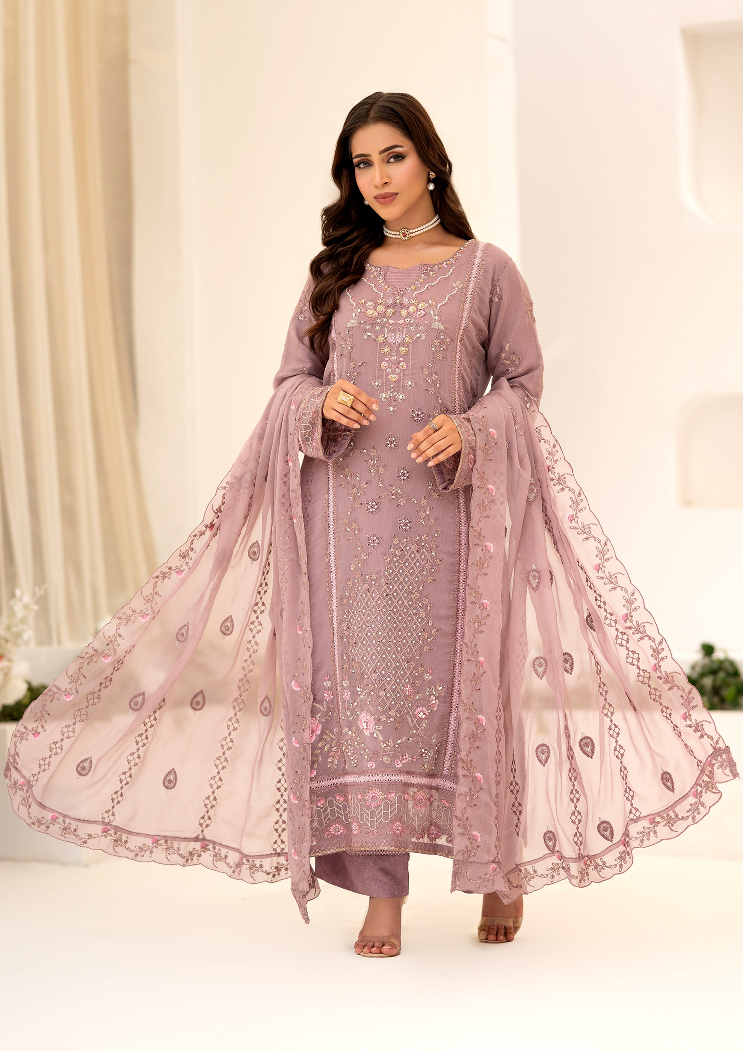 Ifrah BN-1134 - 3 Piece Stitched Fancy Heavy Embroidered - Bint-e-Noor