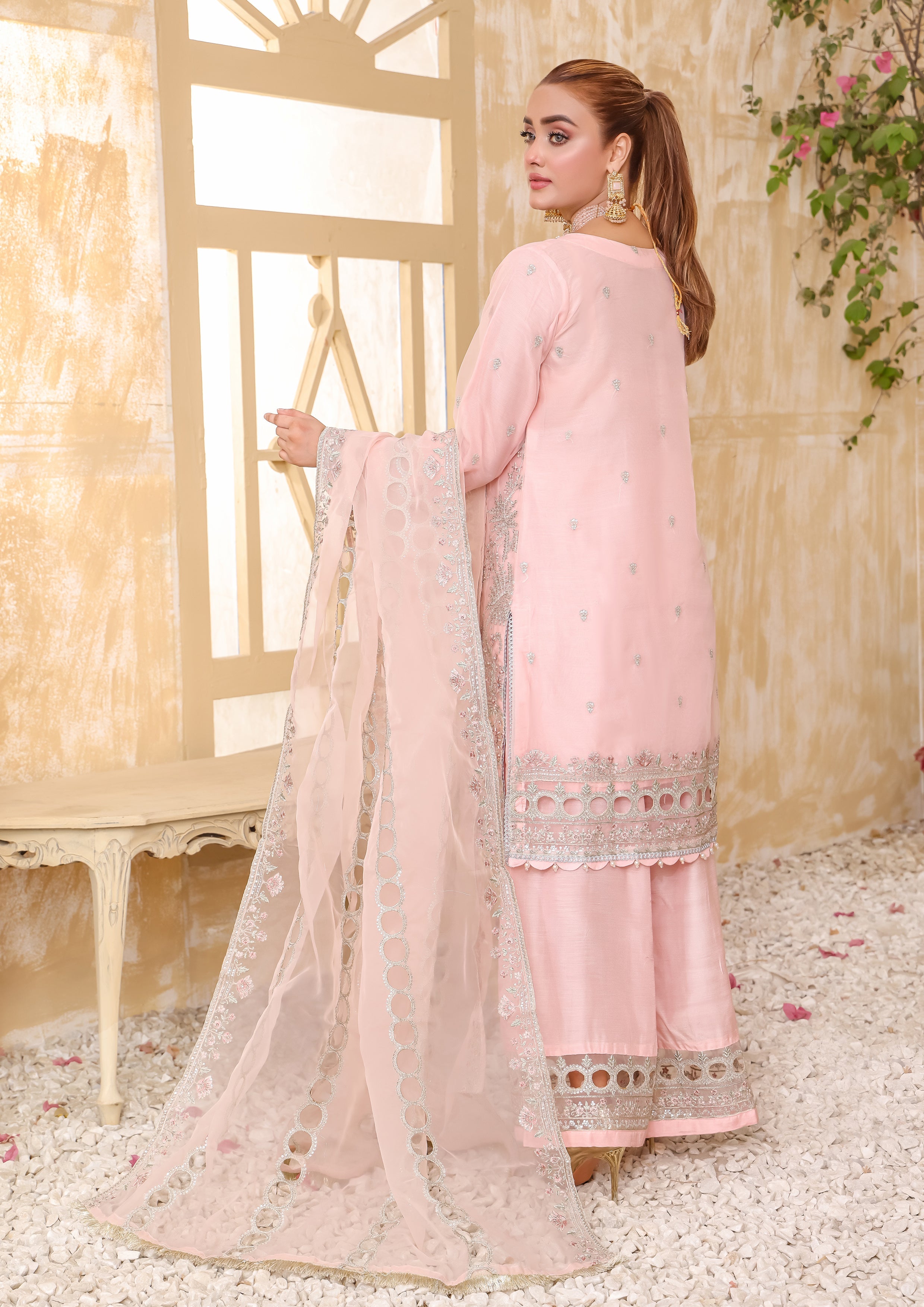 Rania BN-9979 - 3 Piece Stitched Fancy Heavy Embroidered - Bint-e-Noor