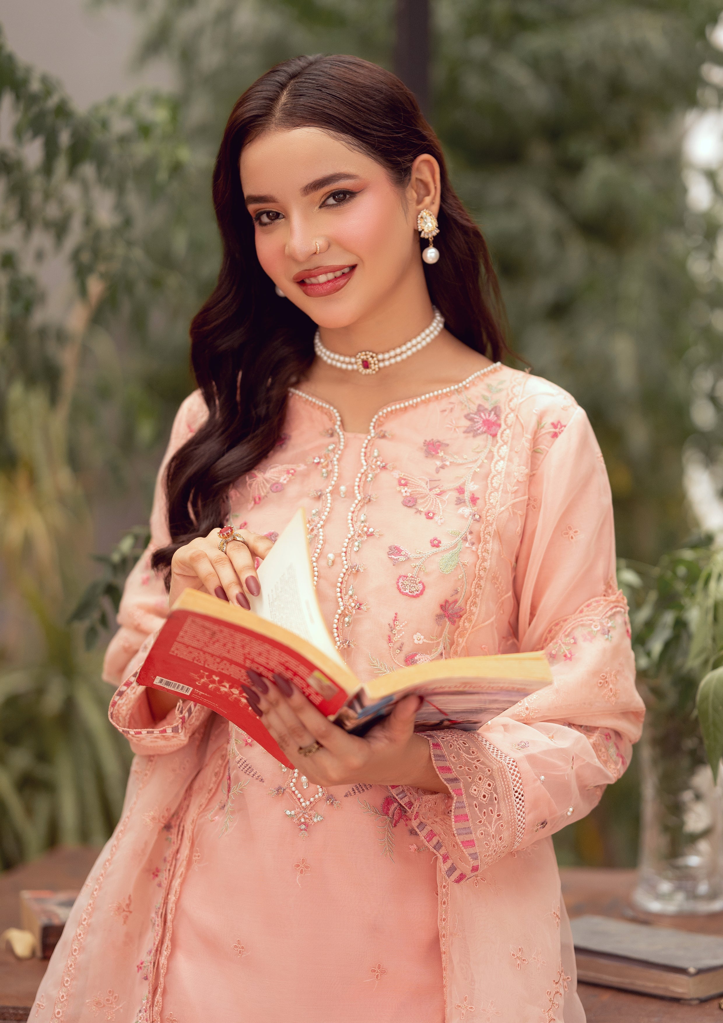 Faliha BN-1149 - 3 Piece Stitched Fancy Heavy Embroidered - Bint-e-Noor