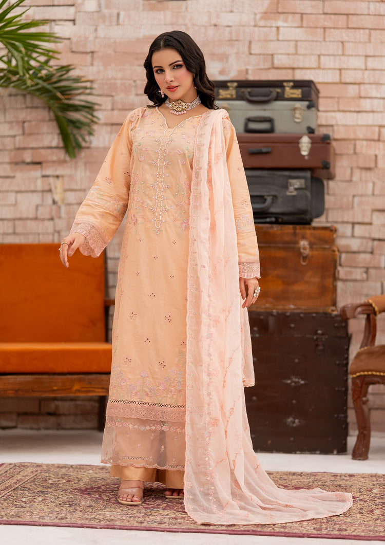 Sameeha BN-1107 - 3 Piece Stitched Fancy Heavy Embroidered - Bint-e-Noor