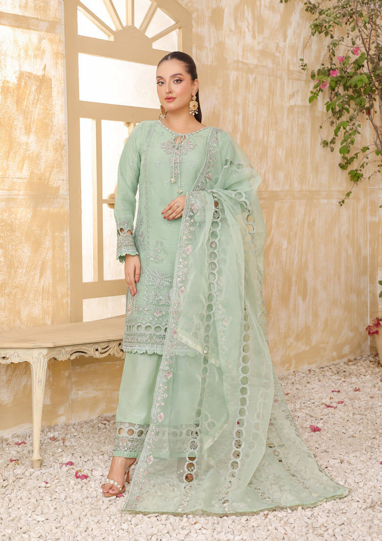 Rania BN-9979 - 3 Piece Stitched Fancy Heavy Embroidered - Bint-e-Noor