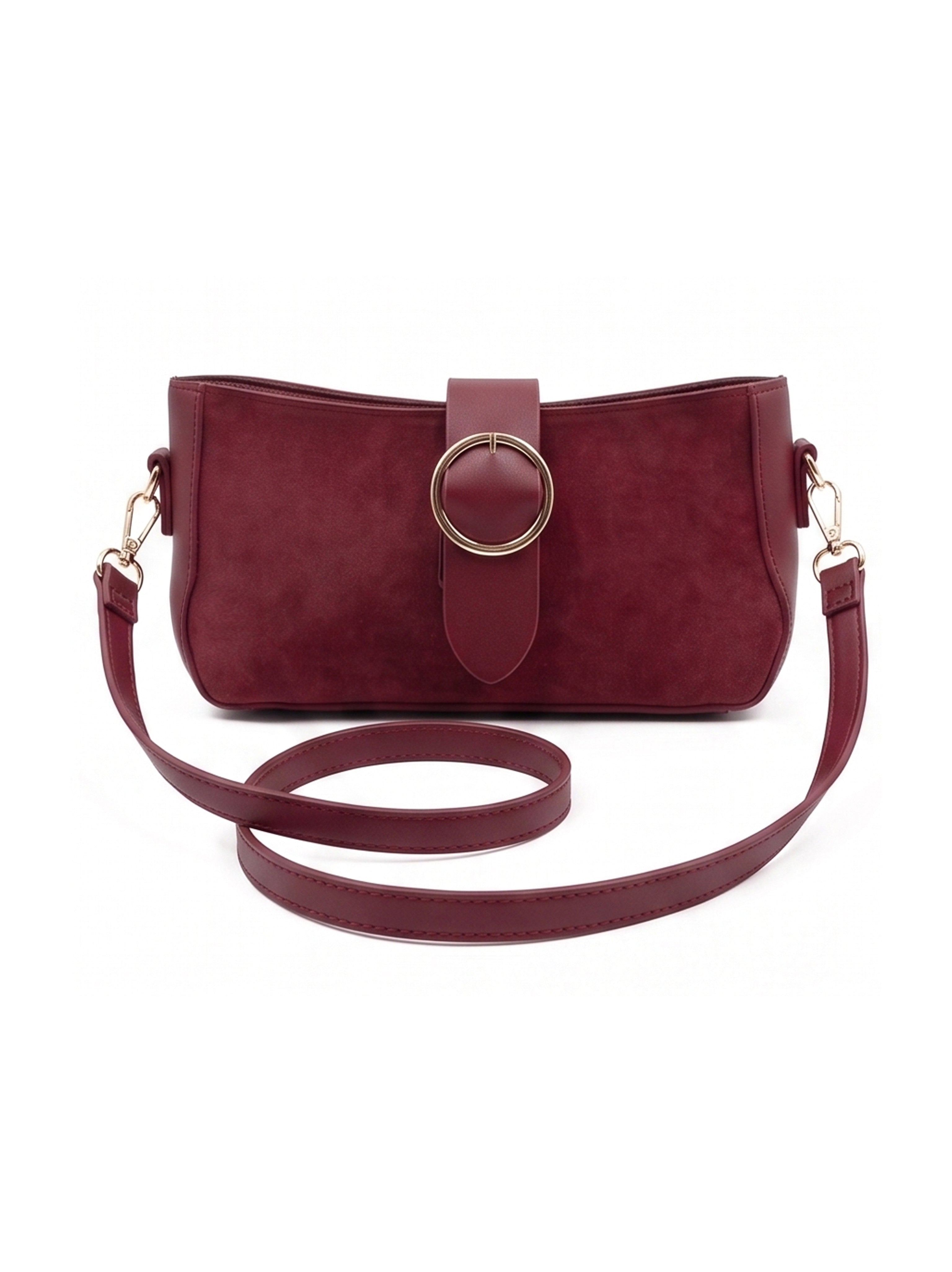 Aries Maroon Crossbody bag - Bag X
