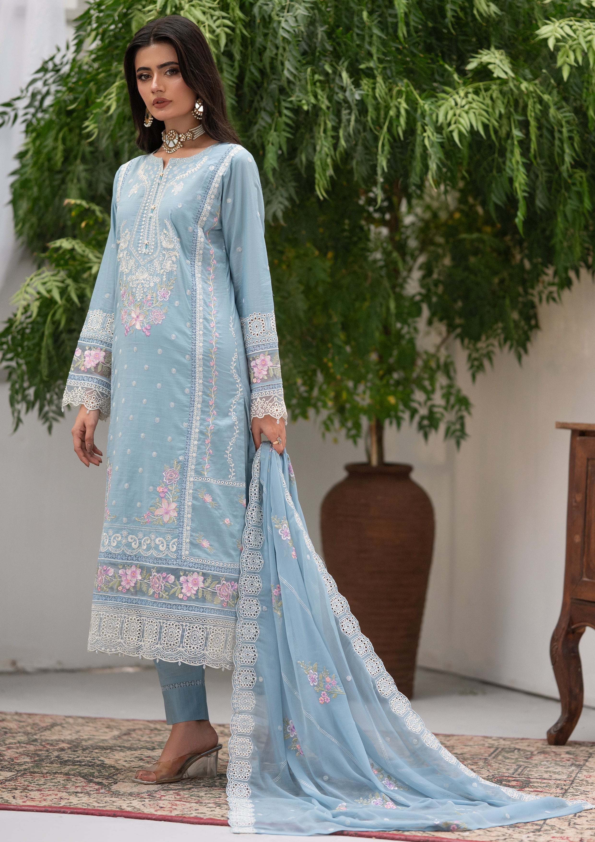 Farwa BN-1159 - 3 Piece Stitched Fancy Heavy Embroidered - Bint-e-Noor