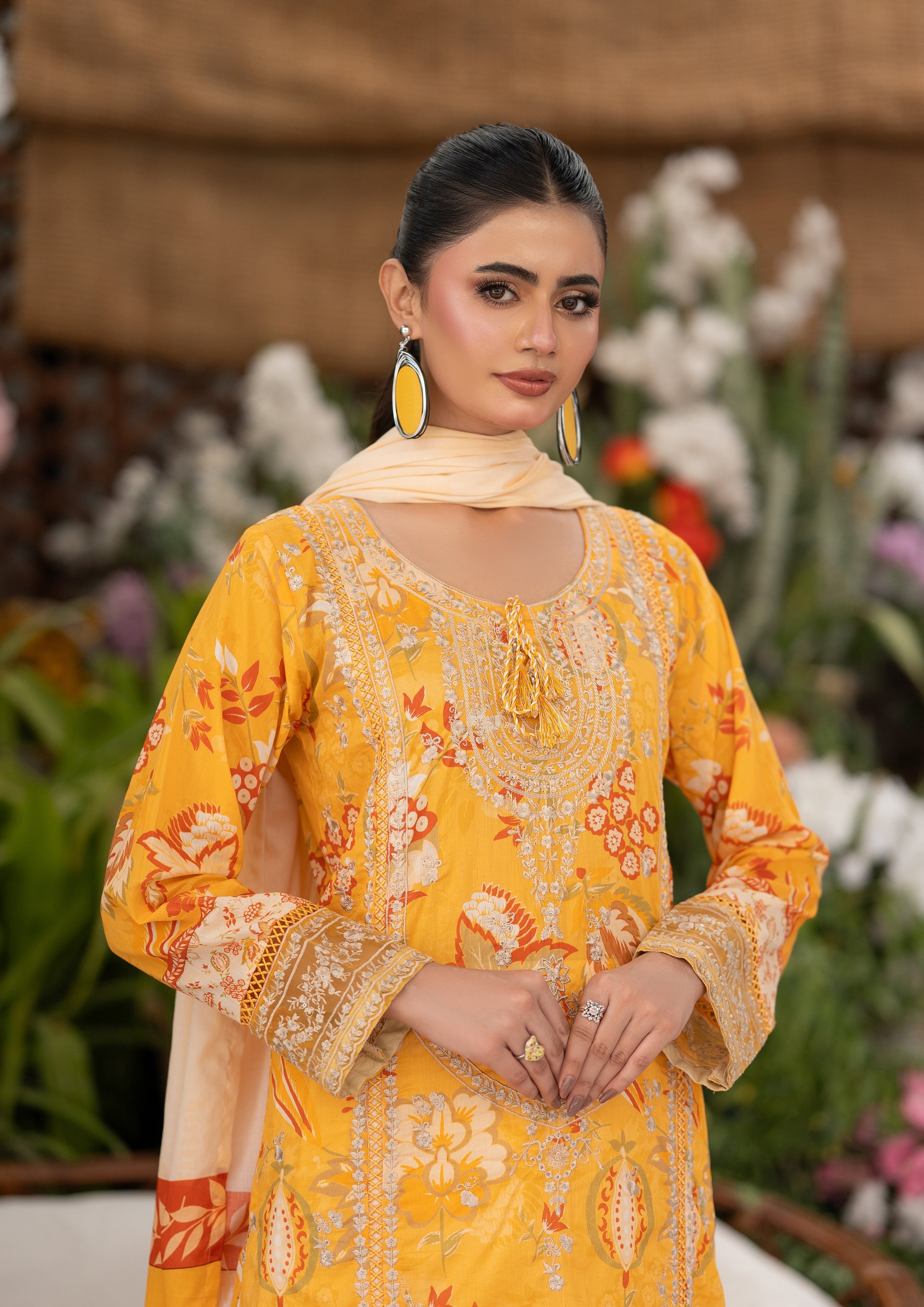Zenith BN-1155 - 3 Piece Stitched Fancy Heavy Embroidered - Bint-e-Noor