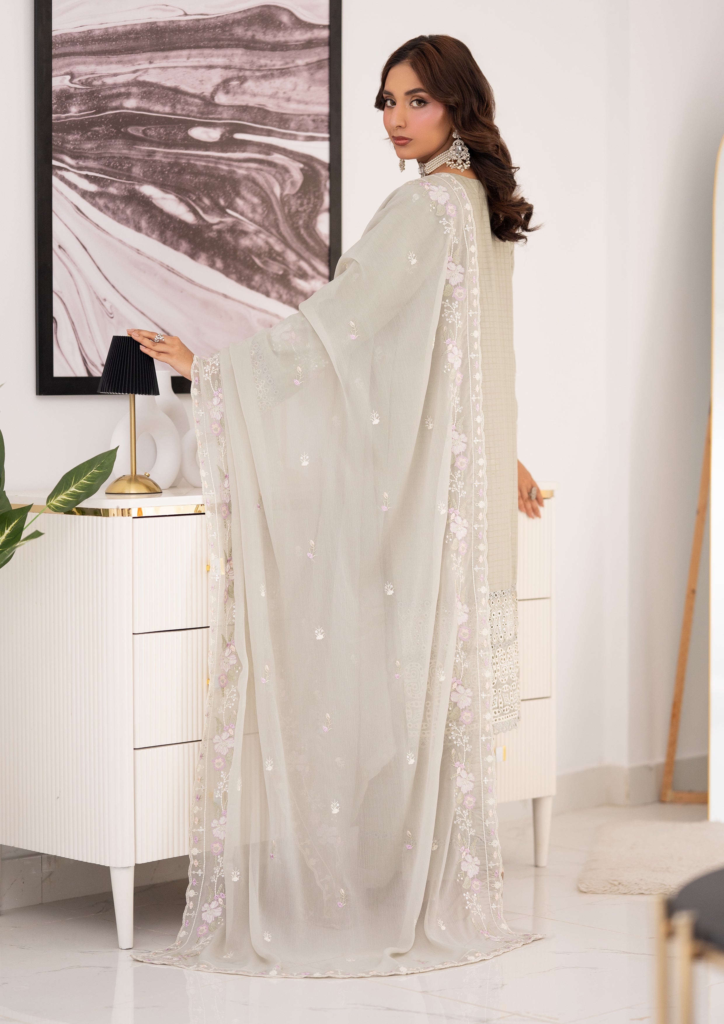 Zayba BN-1124 - 3 Piece Stitched Fancy Heavy Embroidered - Bint-e-Noor