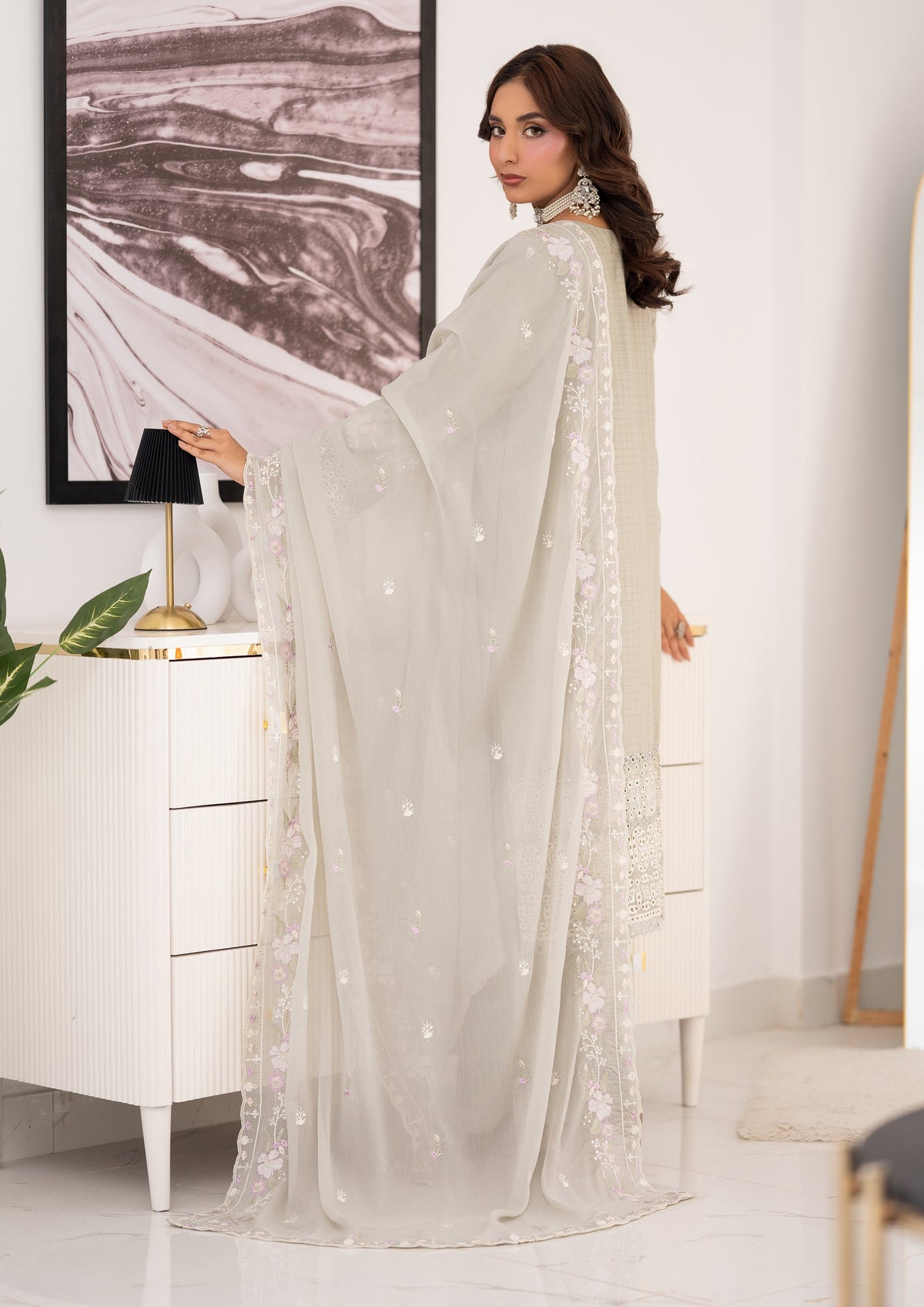 Zayba BN-1124 - 3 Piece Stitched Fancy Heavy Embroidered - Bint-e-Noor