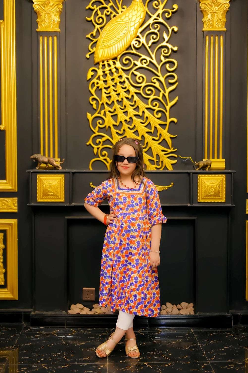 Playful Bloom Story 1 Piece Frock - Shadeforteen