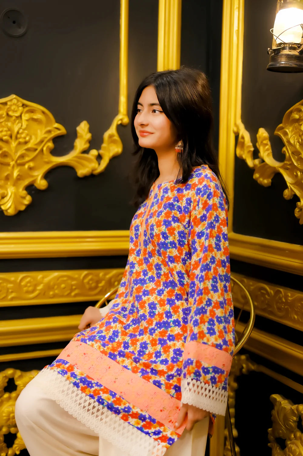Serene Floral Aura 2 Piece Suit - Shadeforteen