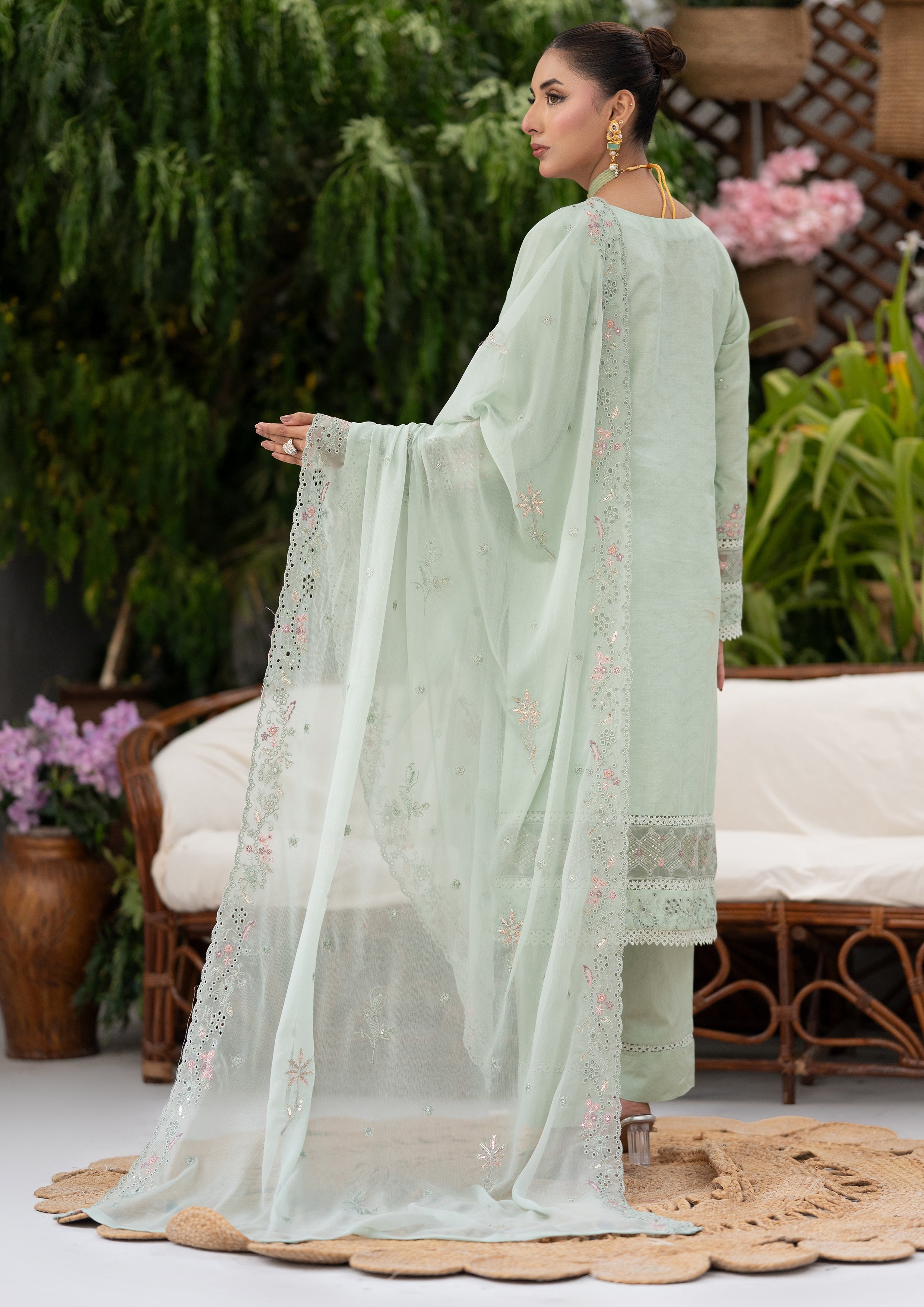 Rabeeya BN-1166 - 3 Piece Stitched Fancy Heavy Embroidered - Bint-e-Noor