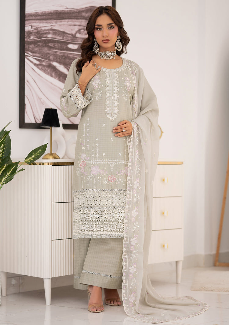 Zayba BN-1124 - 3 Piece Stitched Fancy Heavy Embroidered - Bint-e-Noor