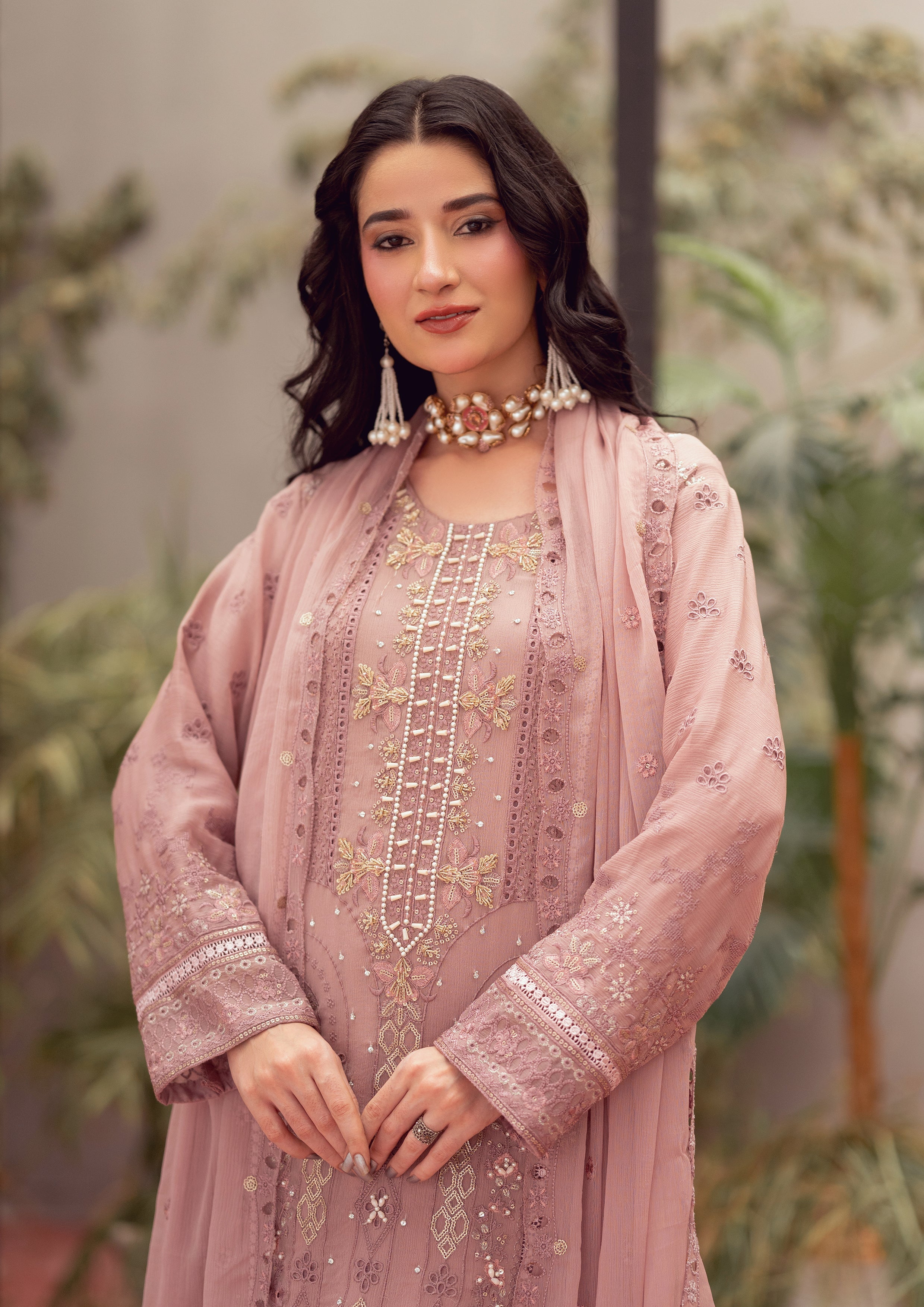Isbah BN-1144 - 3 Piece Stitched Fancy Heavy Embroidered - Bint-e-Noor