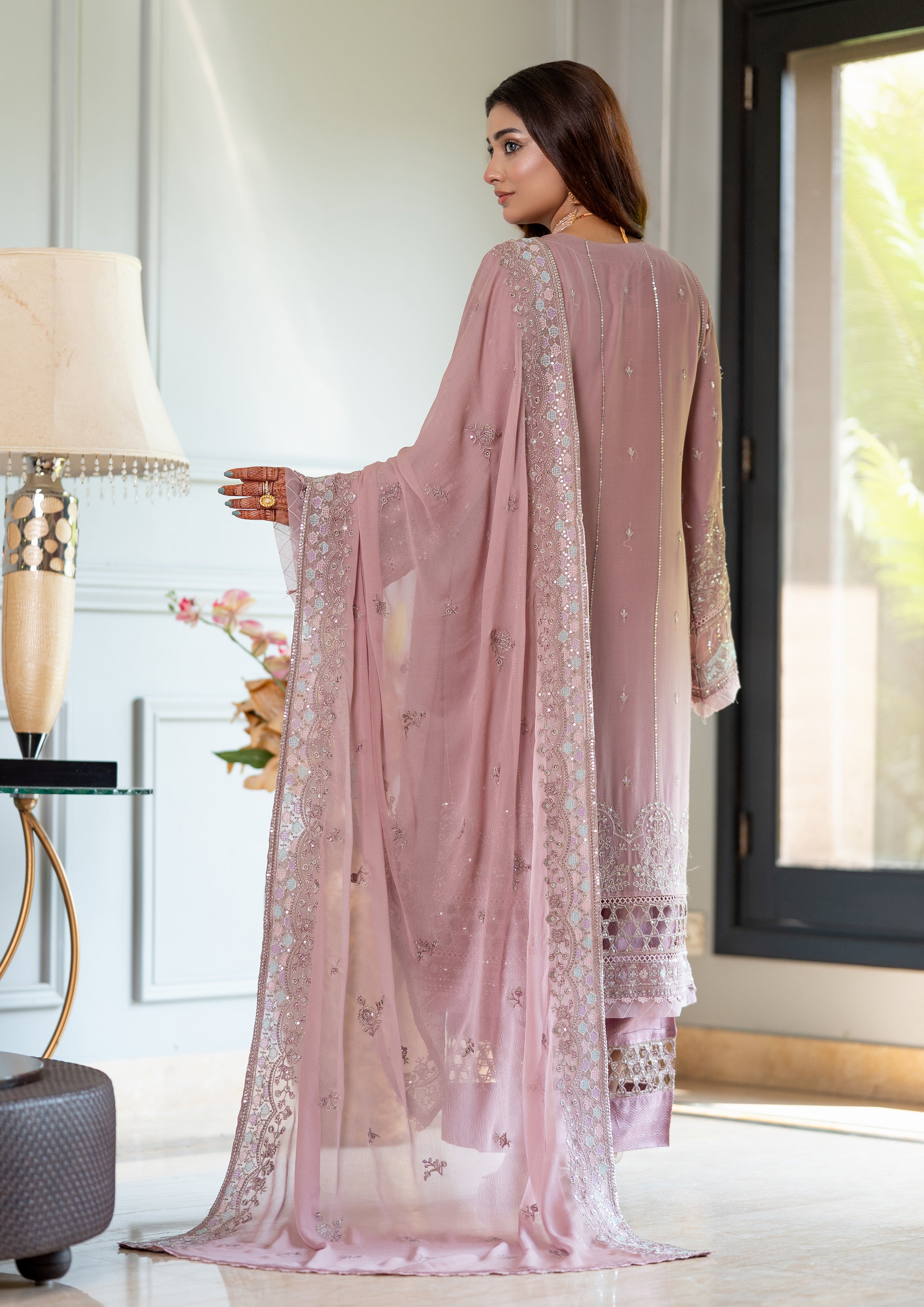 Sejal BN-1083 - 3 Piece Stitched Fancy Heavy Embroidered - Bint-e-Noor