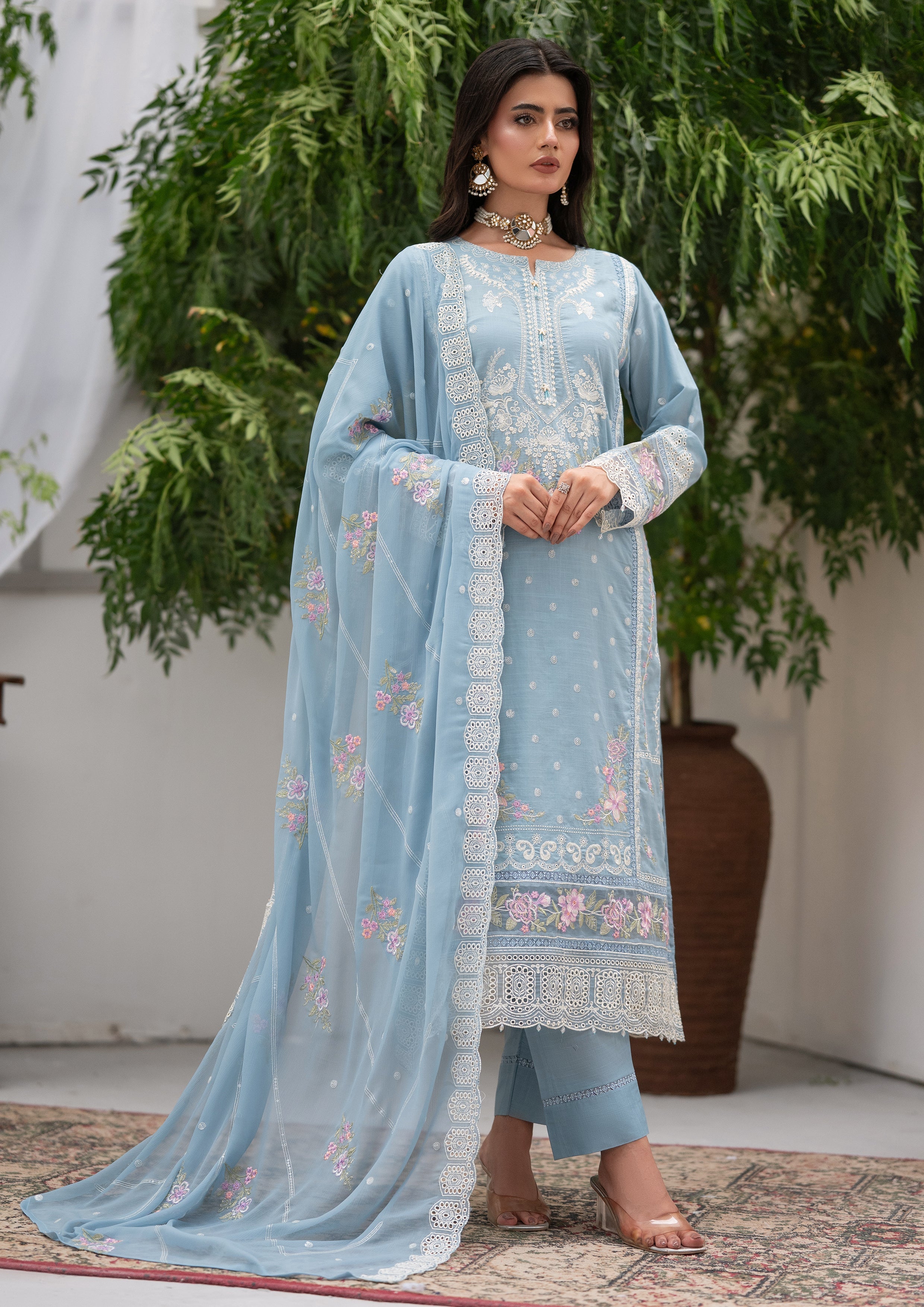 Farwa BN-1159 - 3 Piece Stitched Fancy Heavy Embroidered - Bint-e-Noor