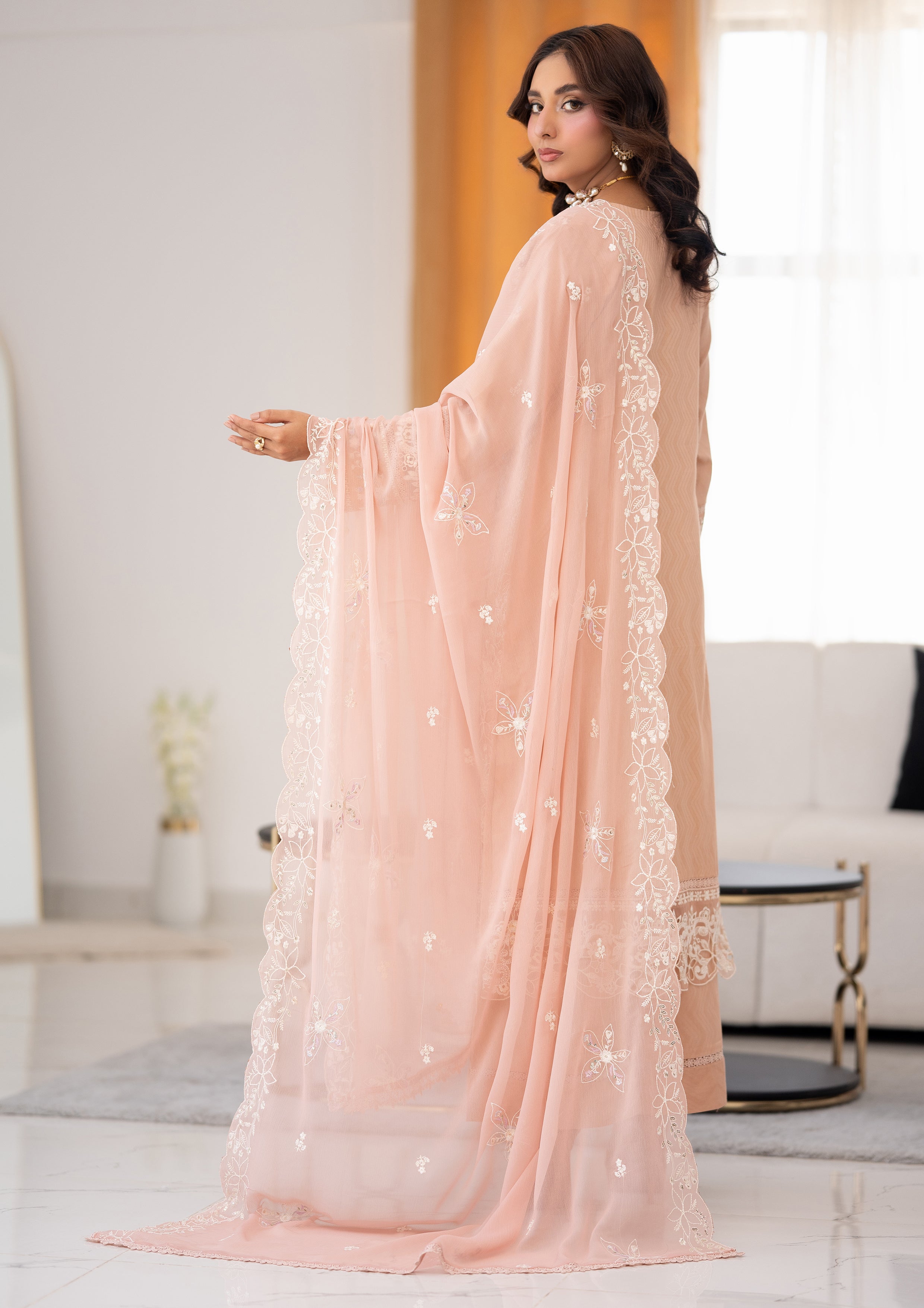 Zayba BN-1125 - 3 Piece Stitched Fancy Heavy Embroidered - Bint-e-Noor