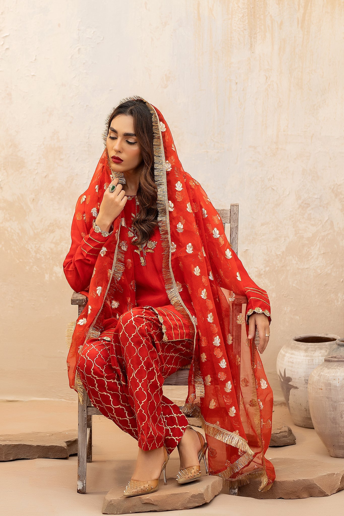 EST-008 DHANI - (Stitched 3 Piece) - SYAH