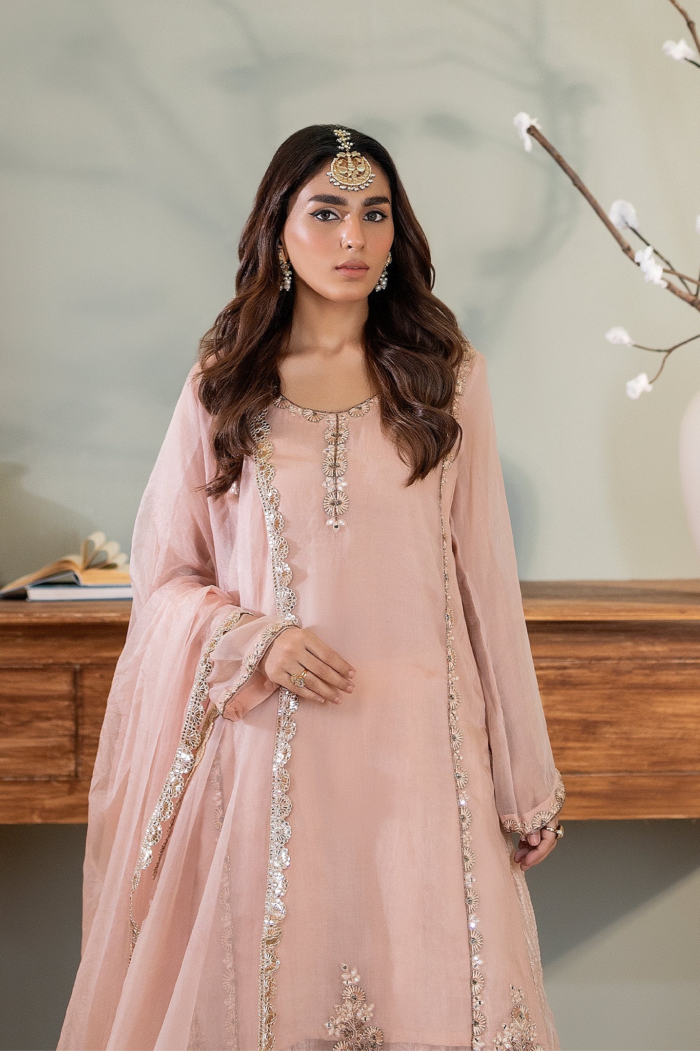 EST-009 GULMOHAR - (Stitched 3 Piece) - SYAH