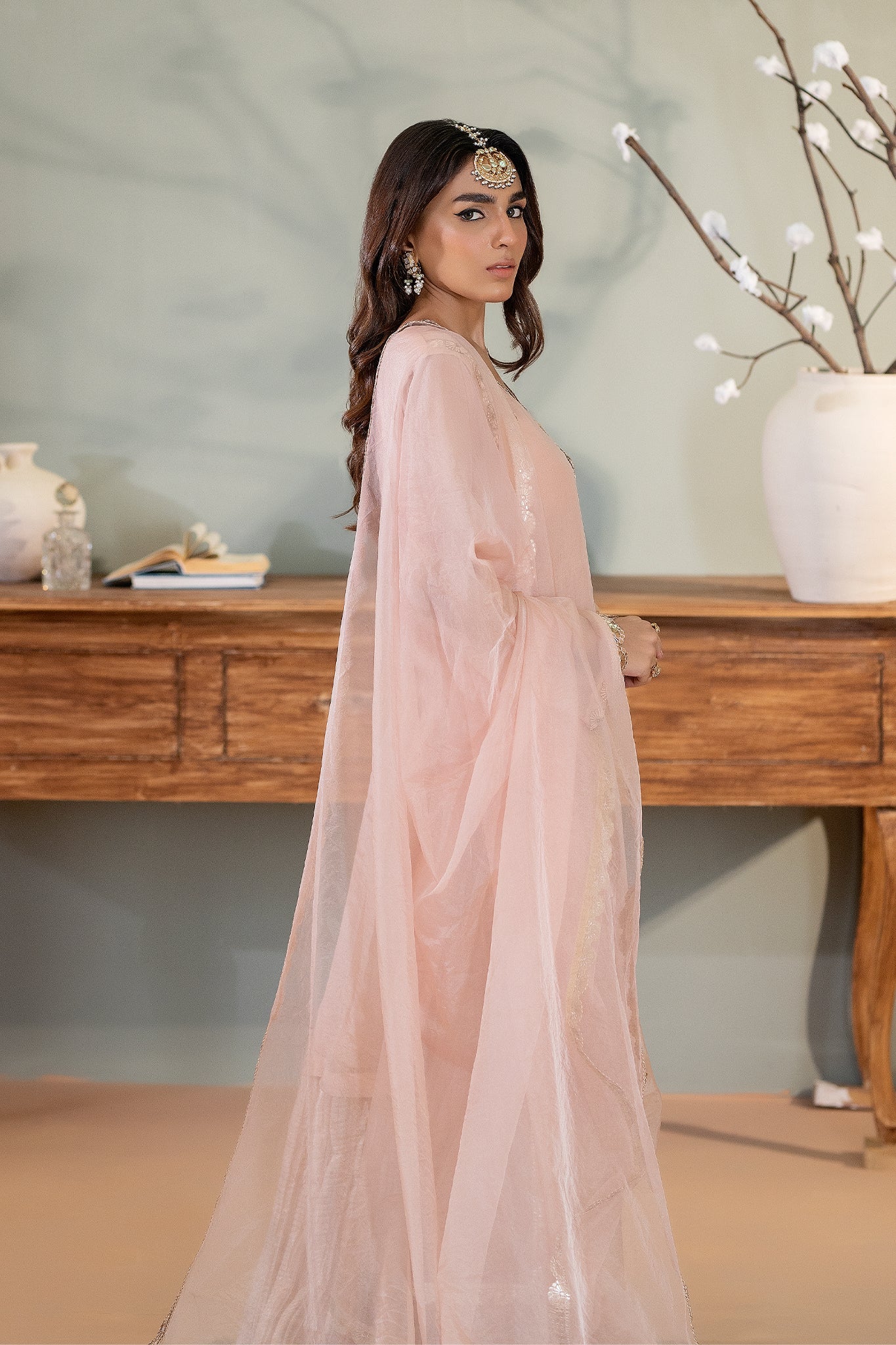 EST-009 GULMOHAR - (Stitched 3 Piece) - SYAH
