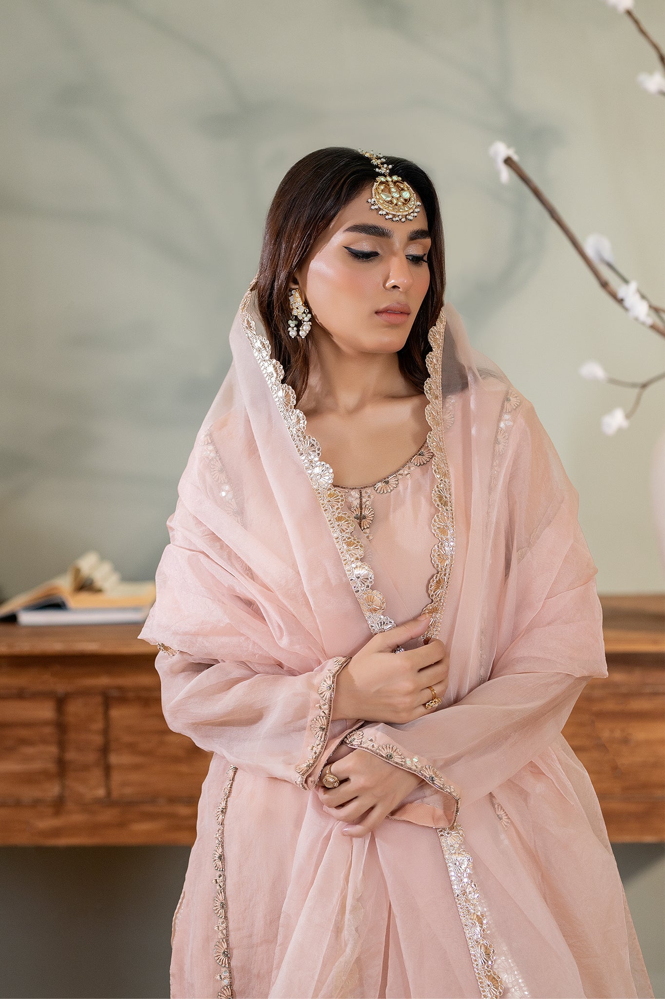 EST-009 GULMOHAR - (Stitched 3 Piece) - SYAH