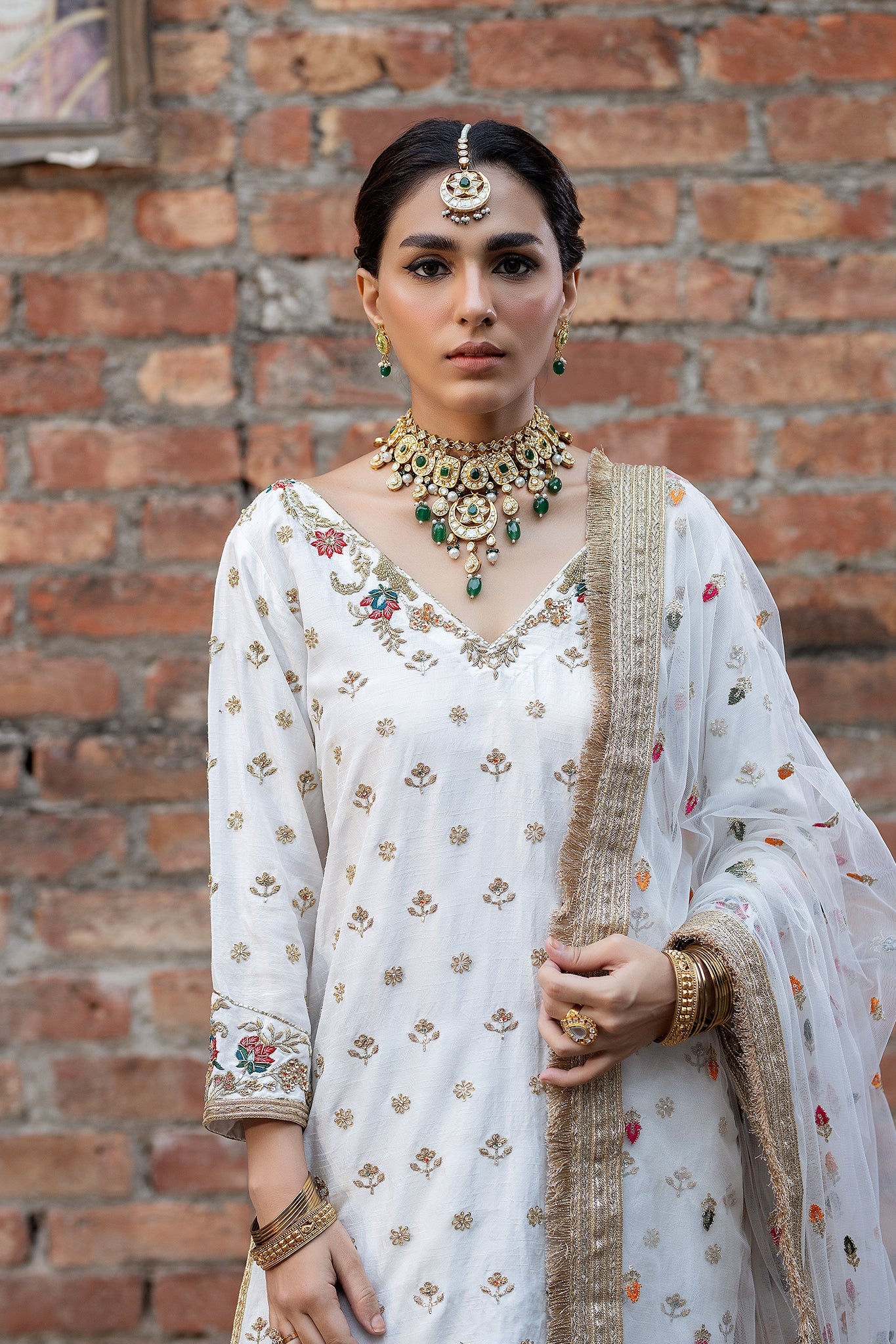 EST-011 MEHRAMA - (Stitched 3 Piece) - SYAH