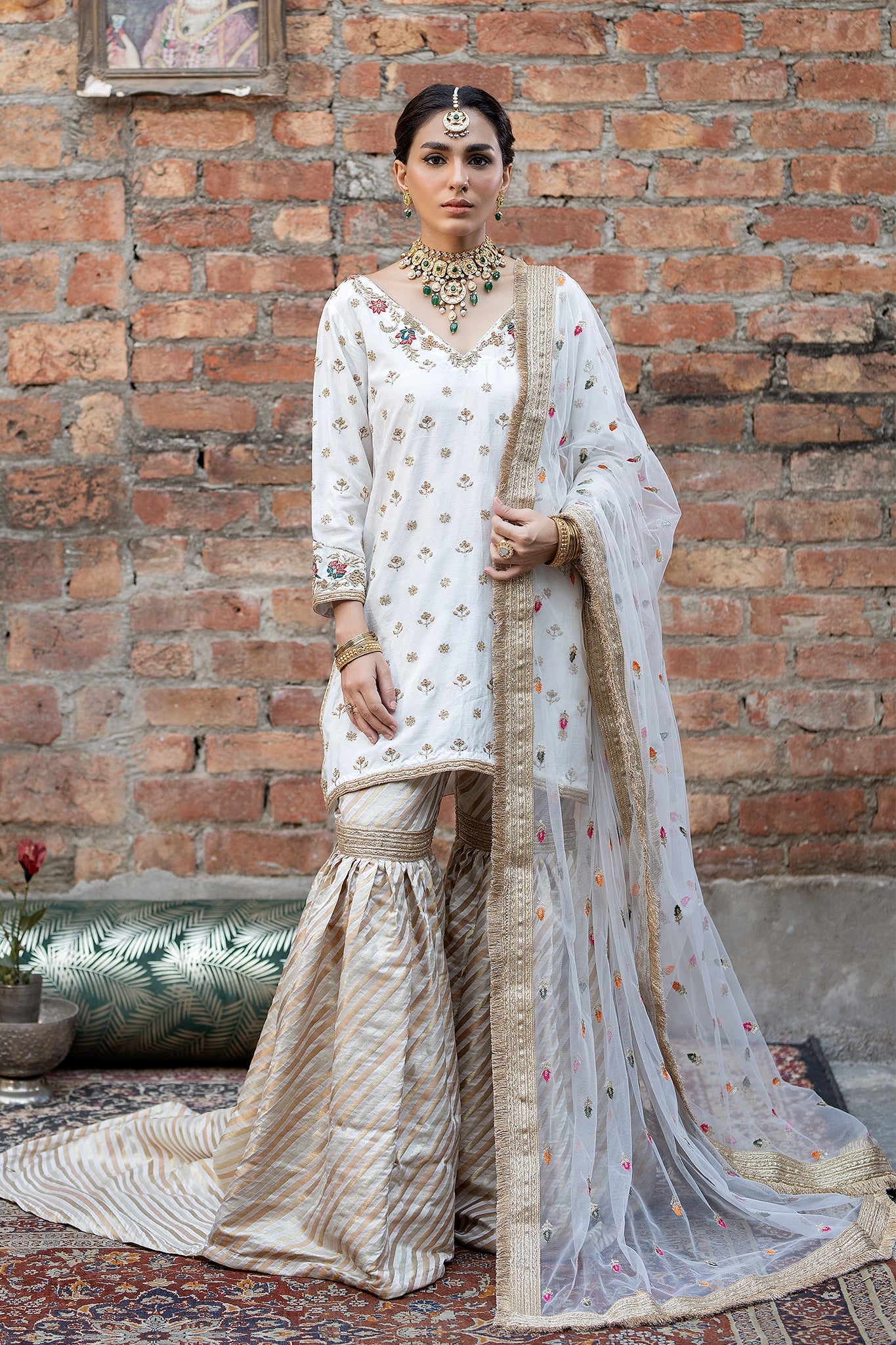 EST-011 MEHRAMA - (Stitched 3 Piece) - SYAH