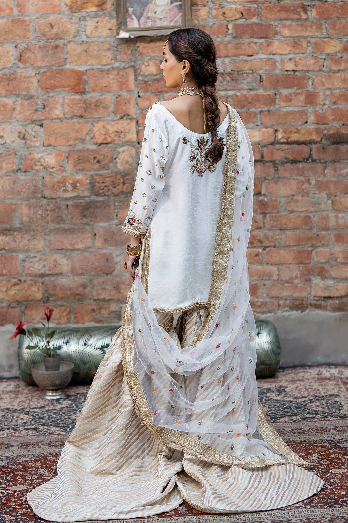 EST-011 MEHRAMA - (Stitched 3 Piece) - SYAH