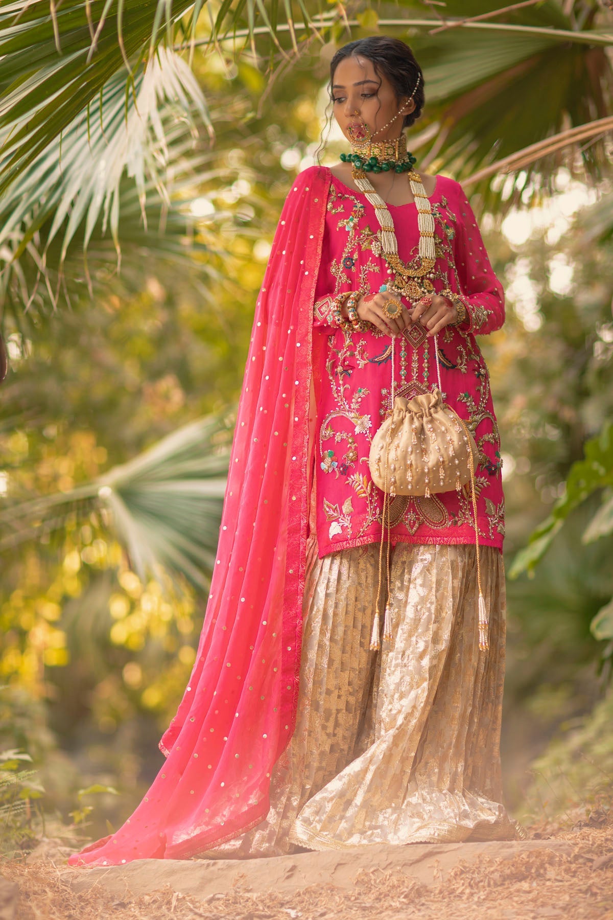 LUCIDA PINK 3 Piece Stitched - Javeria Zoa