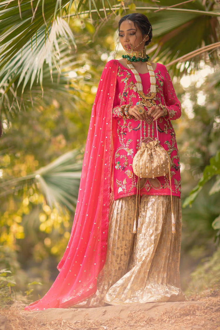 LUCIDA PINK 3 Piece Stitched - Javeria Zoa