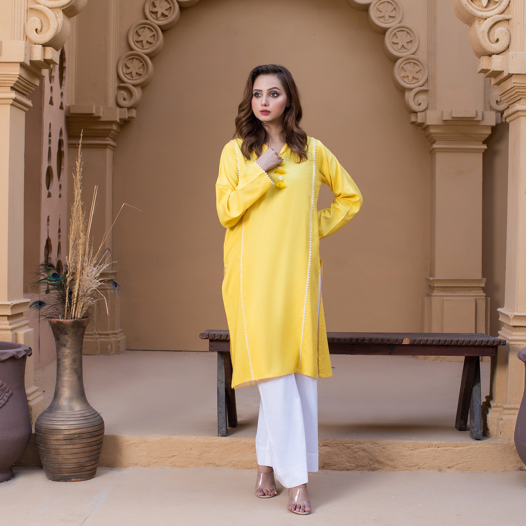 1 Piece Embroidered Kurta