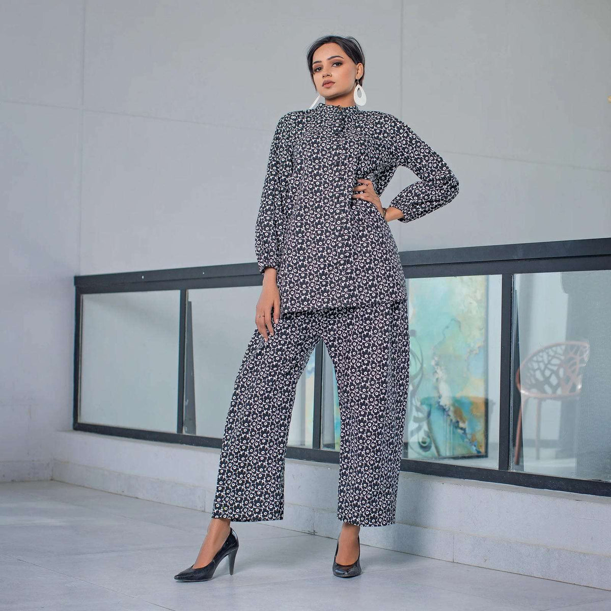 2 Piece Cotton Printed Co-Ord Set