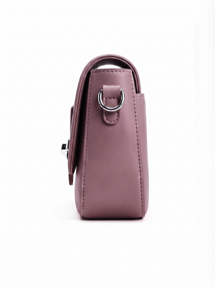Nyra Plum Handbag - Bag X