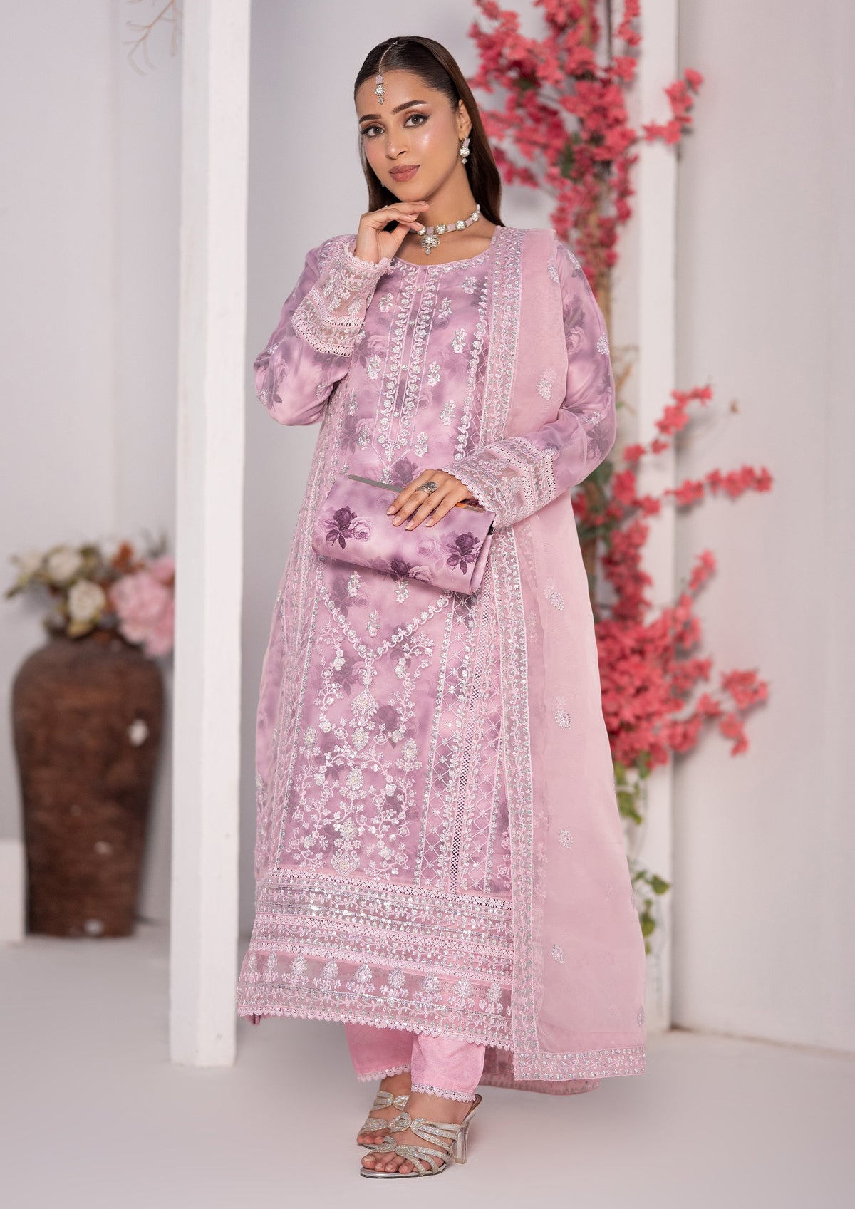 Seraphina - 3 Piece Stitched Fancy Heavy Embroidered - Bint-e-Noor