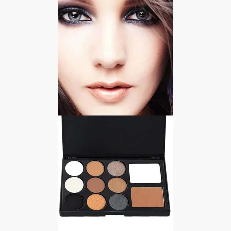 Matte & Velvet 11 Colors Eyeshadow Palette - Muicin