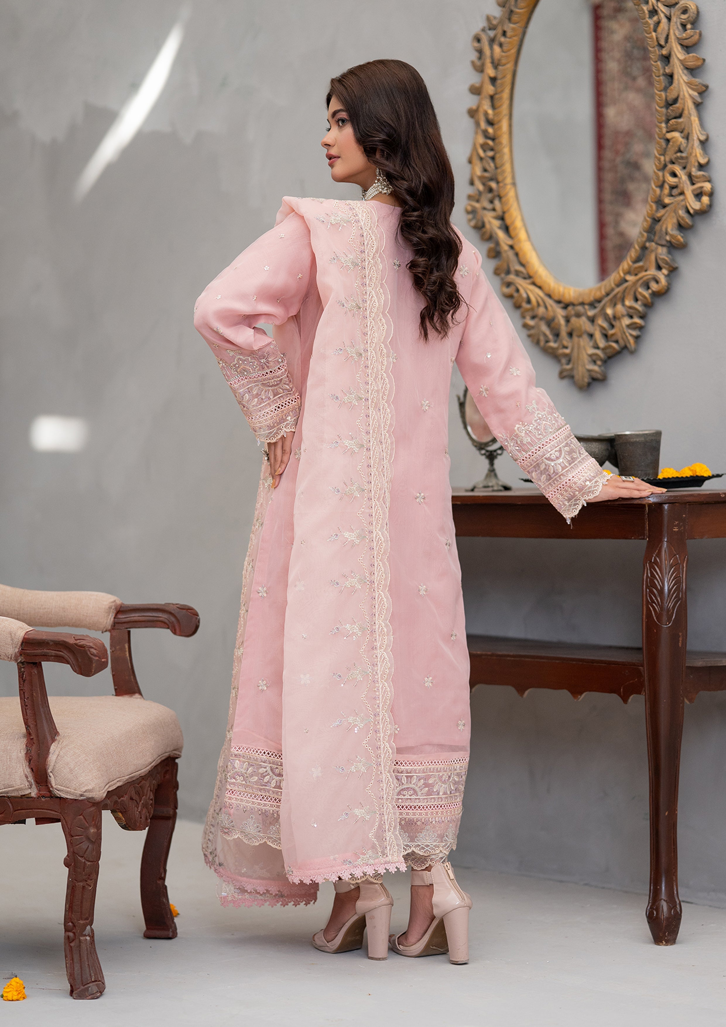 Parisa BN-9999 - 3 Piece Stitched Fancy Heavy Embroidered - Bint-e-Noor