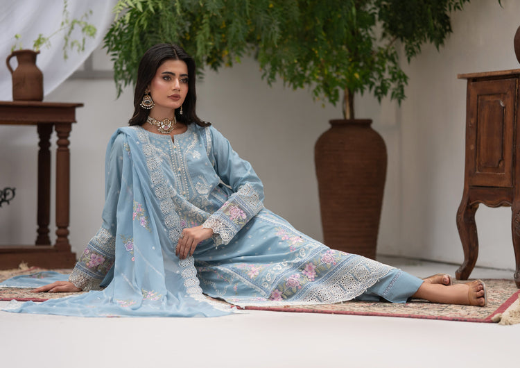Farwa BN-1159 - 3 Piece Stitched Fancy Heavy Embroidered - Bint-e-Noor