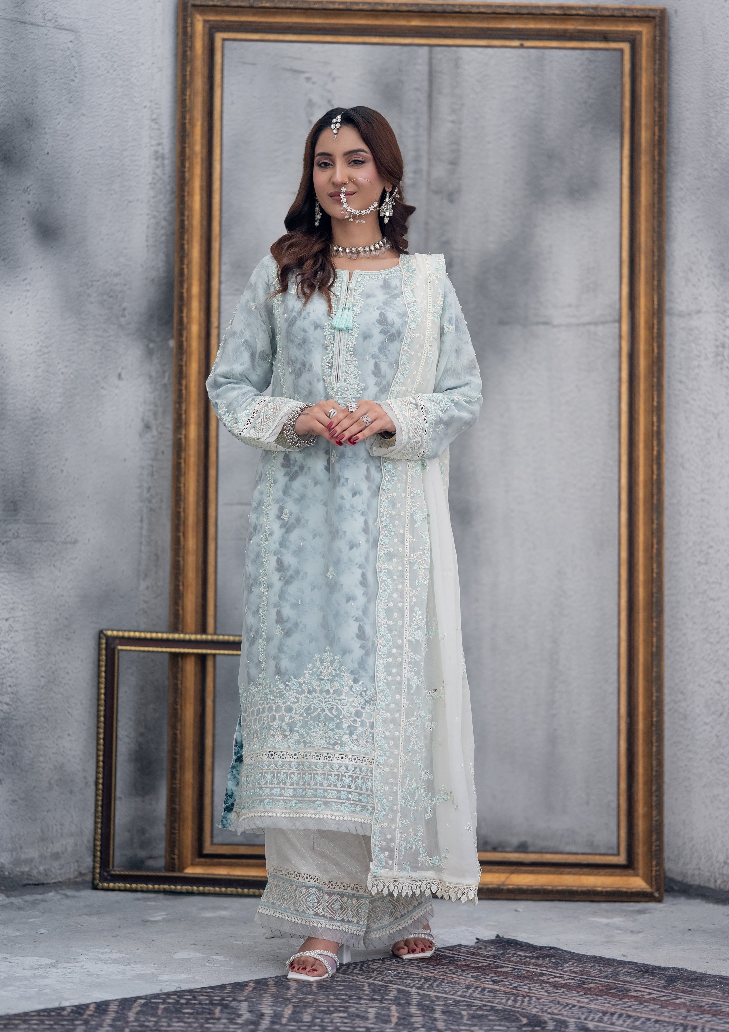Cinderella BN-1003 - 3 Piece Stitched Fancy Heavy Embroidered - Bint-e-Noor