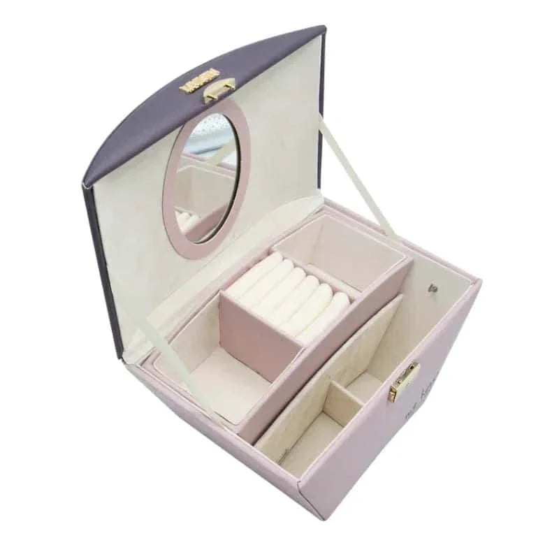 Dual-Tone Luxury Cosmetics & Jewelry Organizer - Muicin