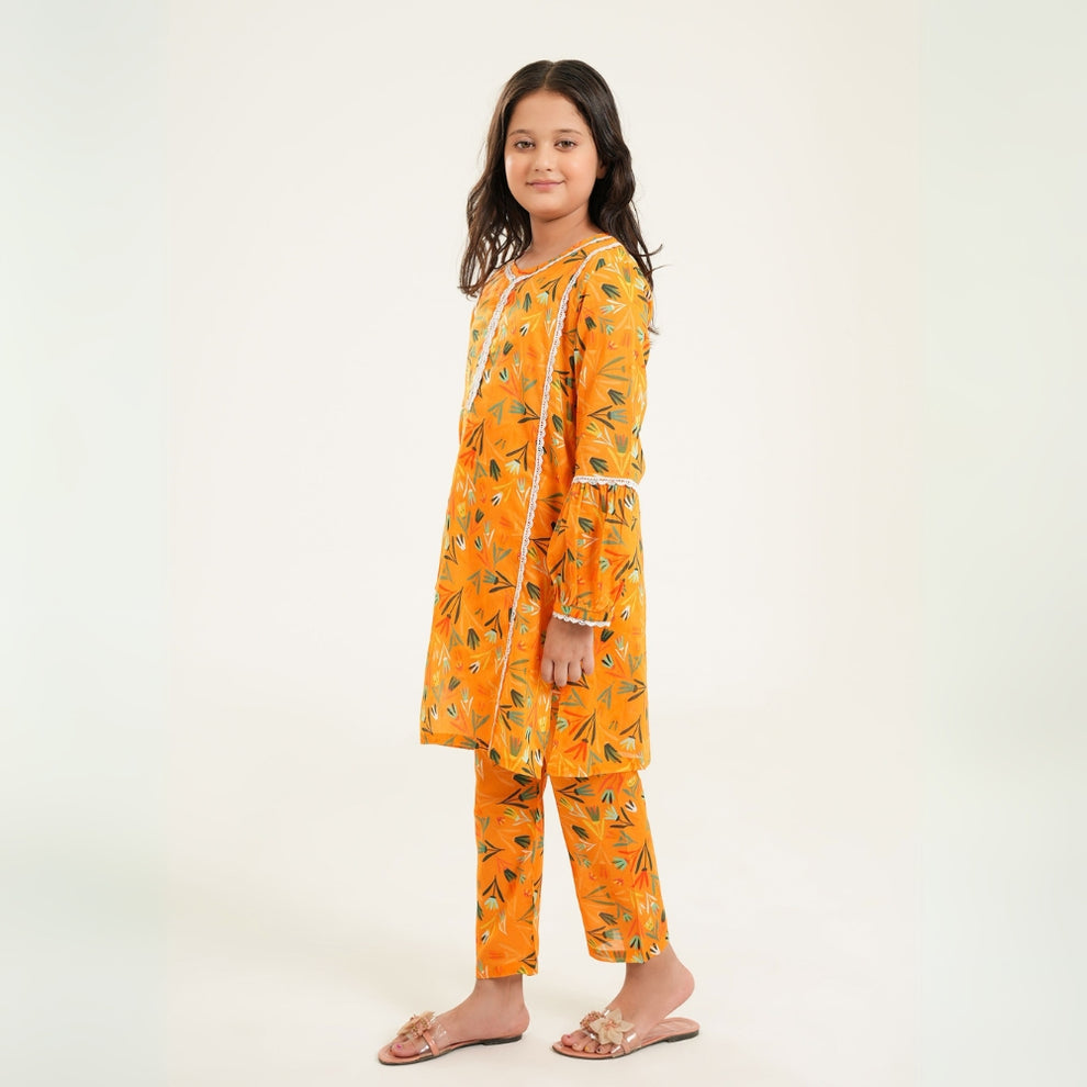 Tangerine –  2PC Lawn - Rangooz