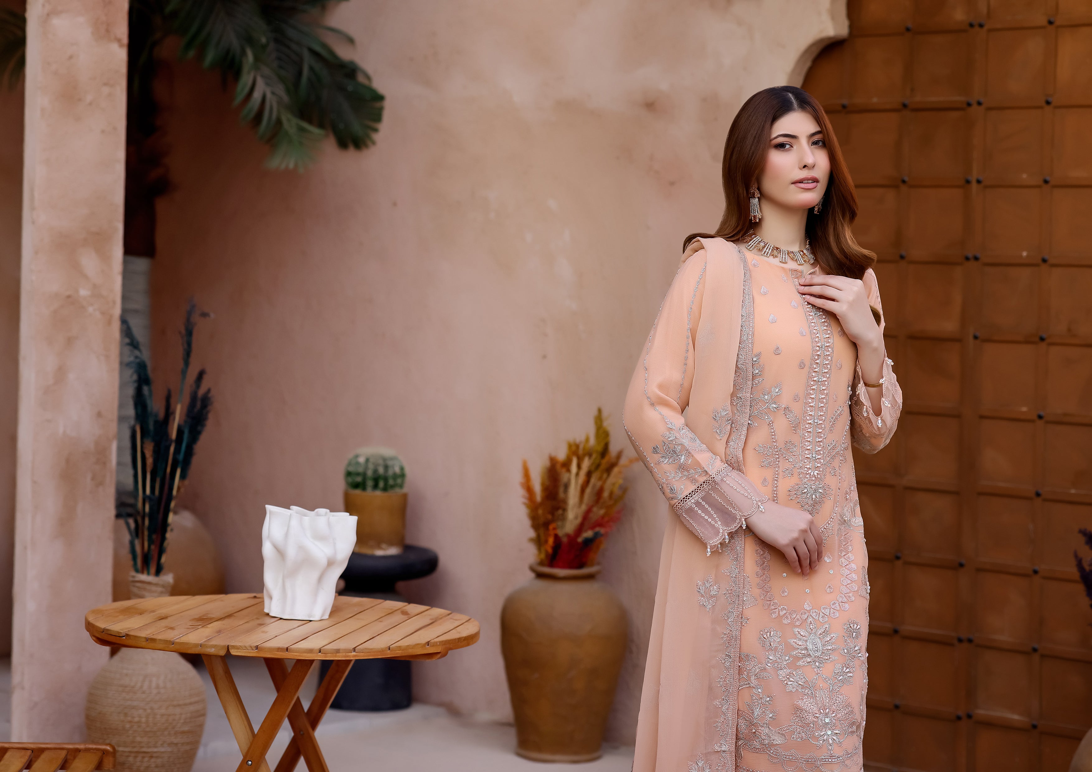 Kaira BN-9989 - 3 Piece Stitched Fancy Heavy Embroidered - Bint-e-Noor