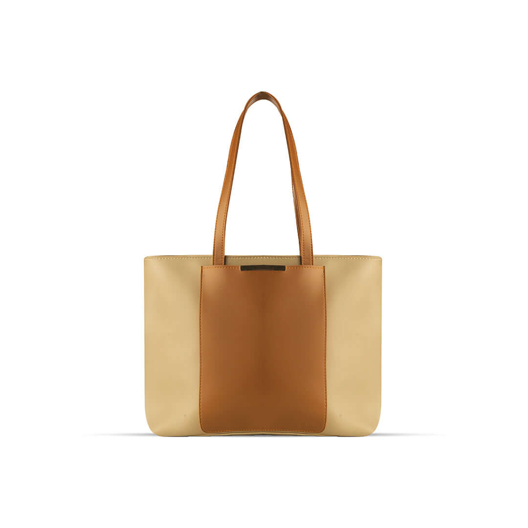Jasmine Beige Tote Bag - Bag X