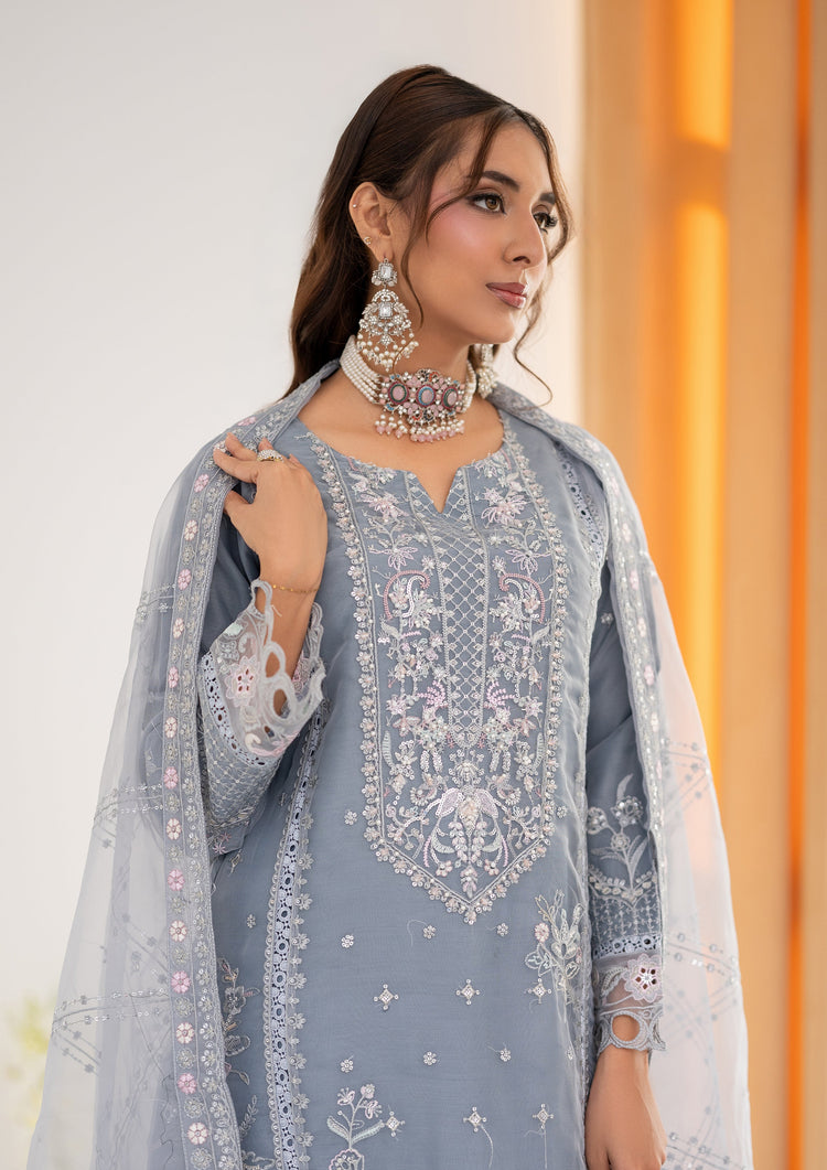 Aishal BN-1130 - 3 Piece Stitched Fancy Heavy Embroidered - Bint-e-Noor