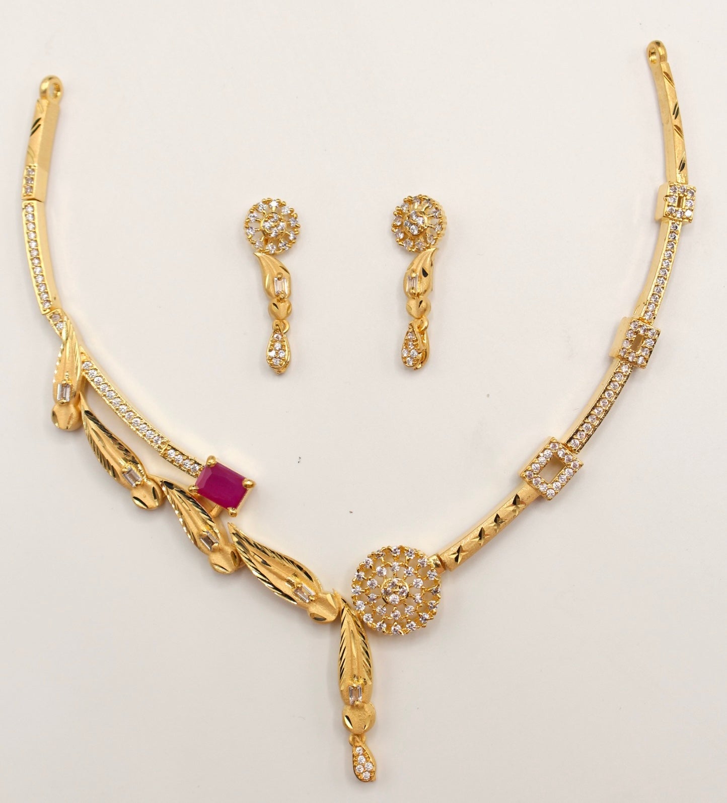 Gold Plated Ruby - Aloro Jewels