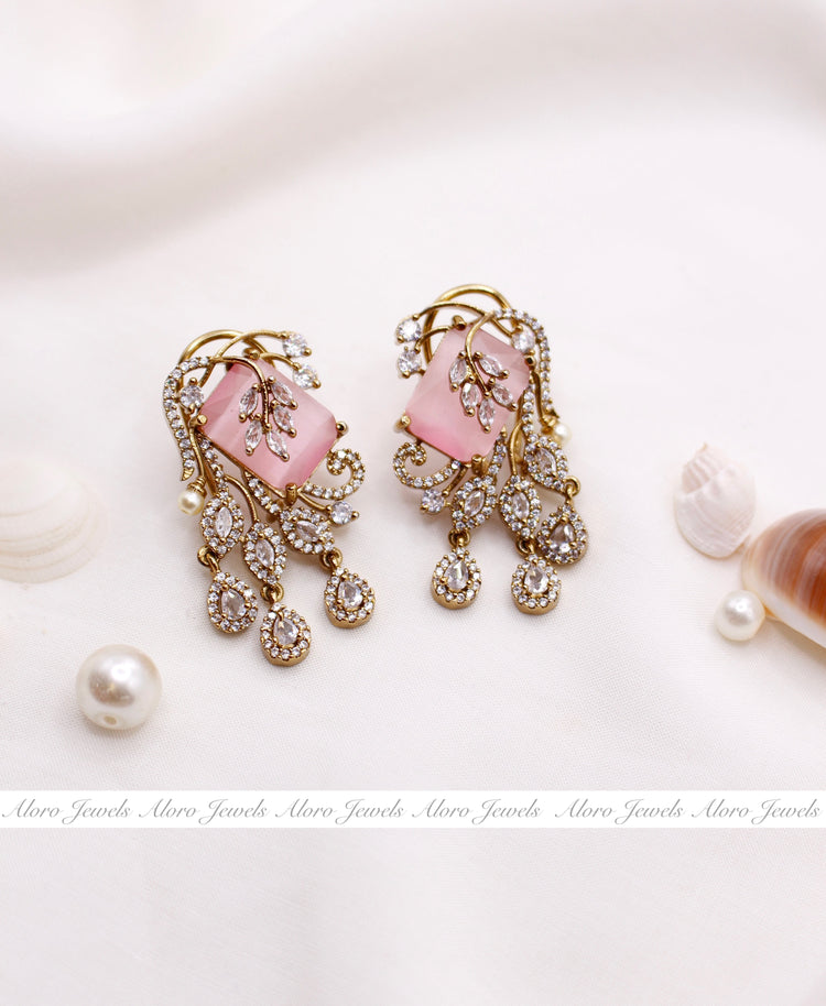 Designer Stud Earrings - Aloro Jewels