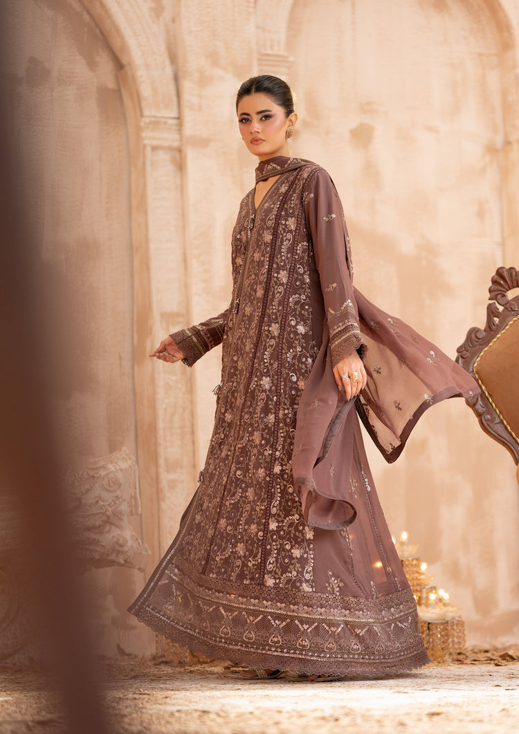 Ghazala - 3 Piece Stitched Fancy Heavy Embroidered - Bint-e-Noor