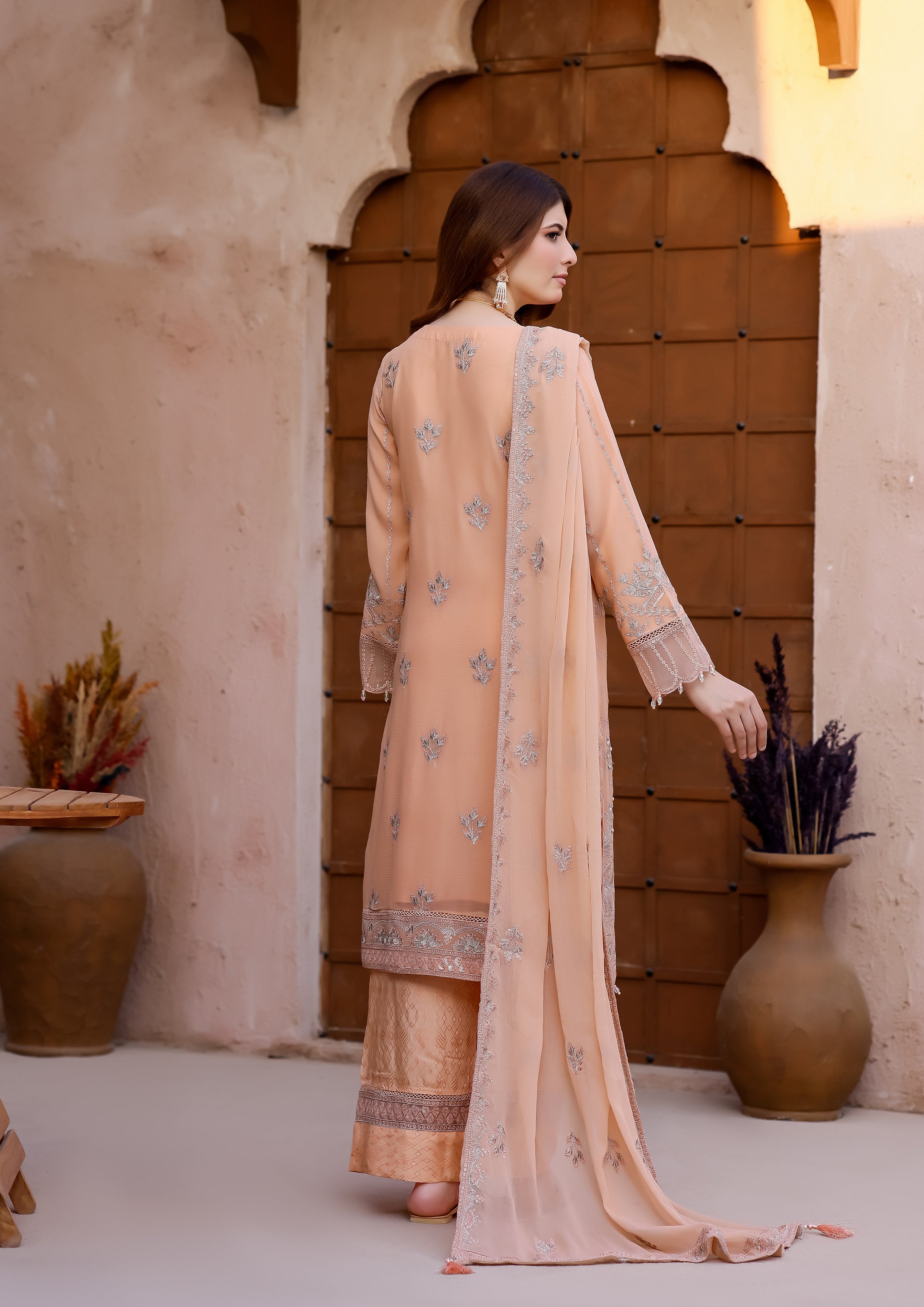 Kaira BN-9989 - 3 Piece Stitched Fancy Heavy Embroidered - Bint-e-Noor