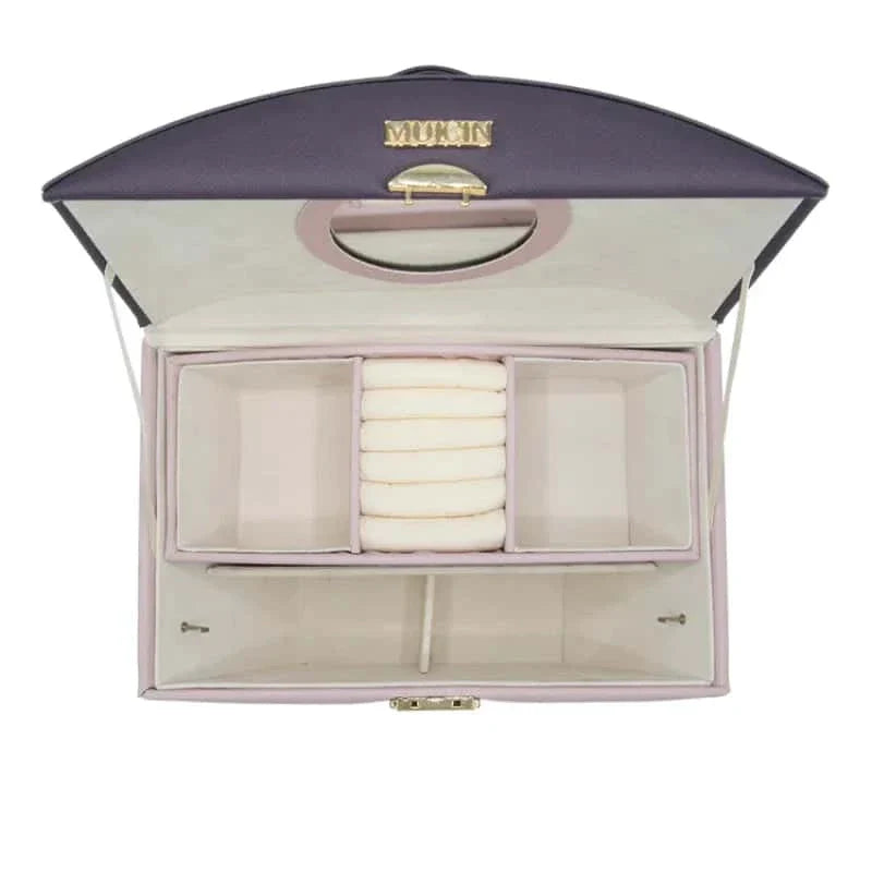 Dual-Tone Luxury Cosmetics & Jewelry Organizer - Muicin