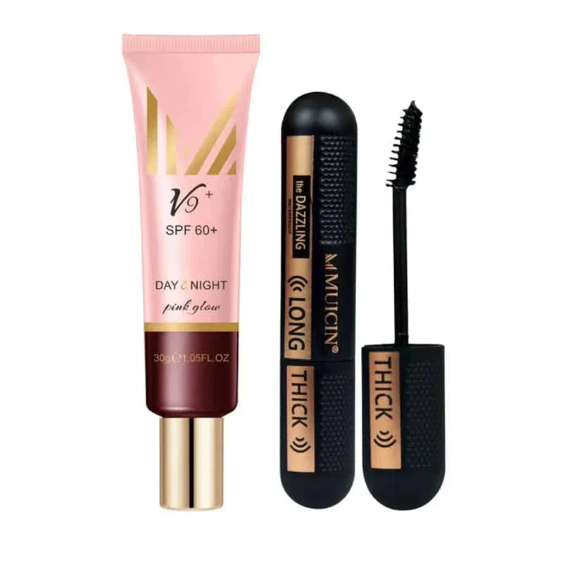 V9 Pink Glow Day & Night Cc Primer Cream - Muicin