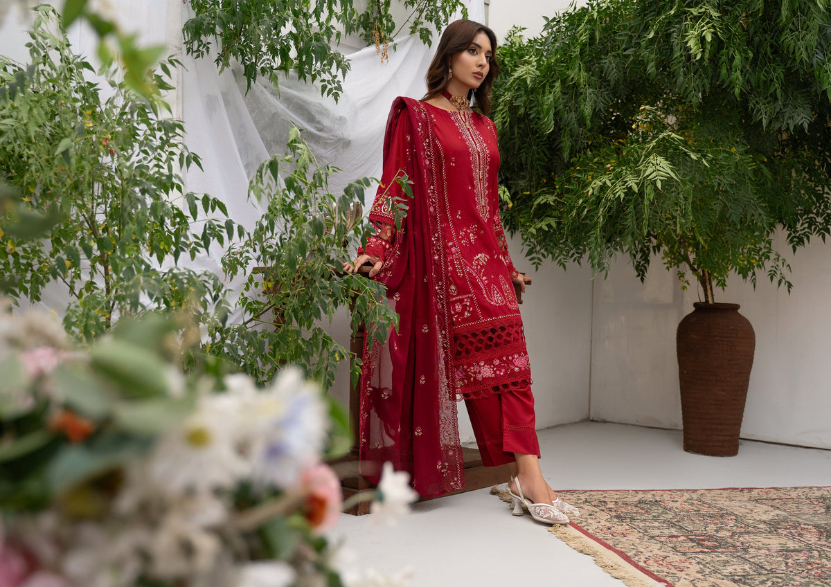 Farwa BN-1160 - 3 Piece Stitched Fancy Heavy Embroidered - Bint-e-Noor