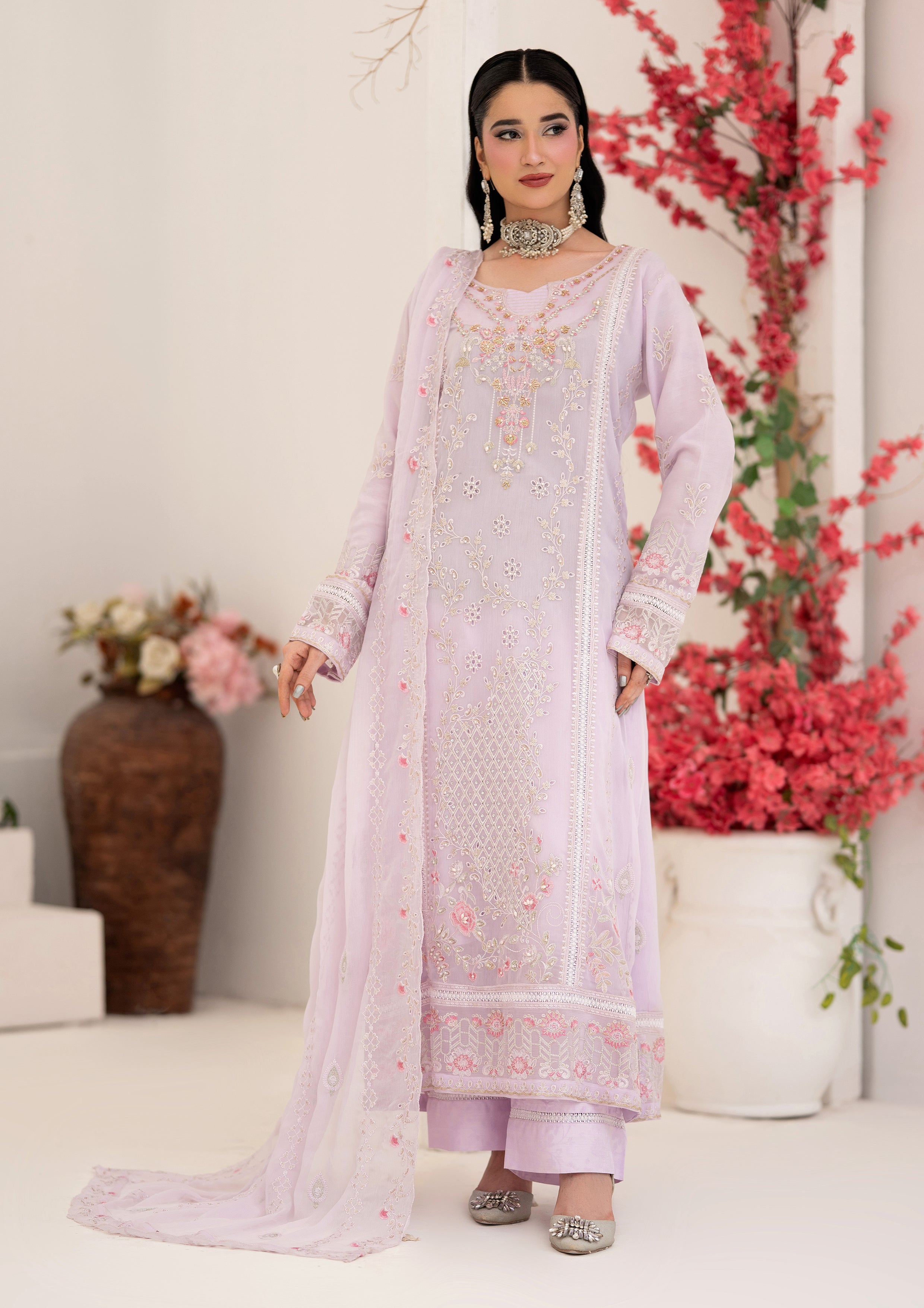 Ifrah BN-1135 - 3 Piece Stitched Fancy Heavy Embroidered - Bint-e-Noor