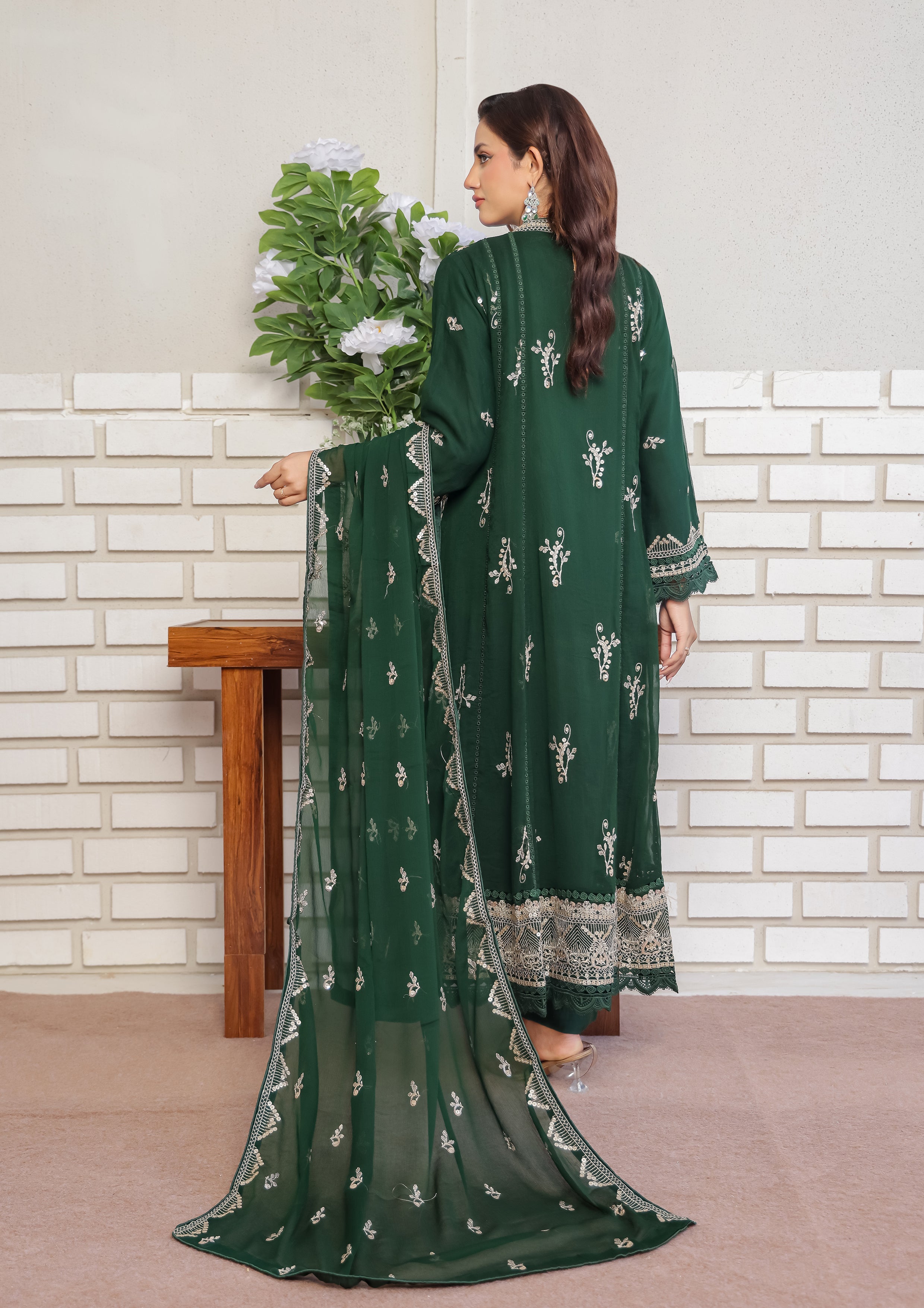 Vanessa BN-9994 - 3 Piece Stitched Fancy Heavy Embroidered - Bint-e-Noor