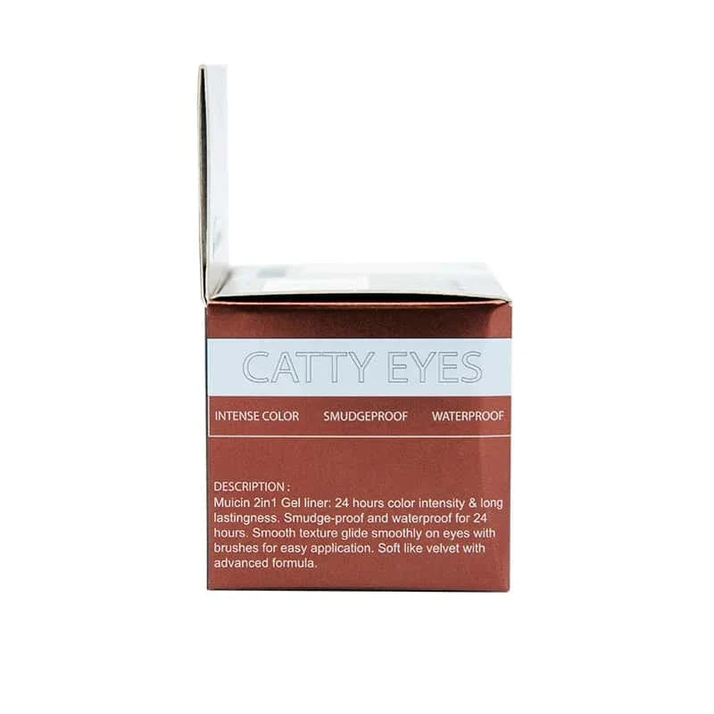 2 In 1 Catty Eyes Gel Eyeliner - Muicin